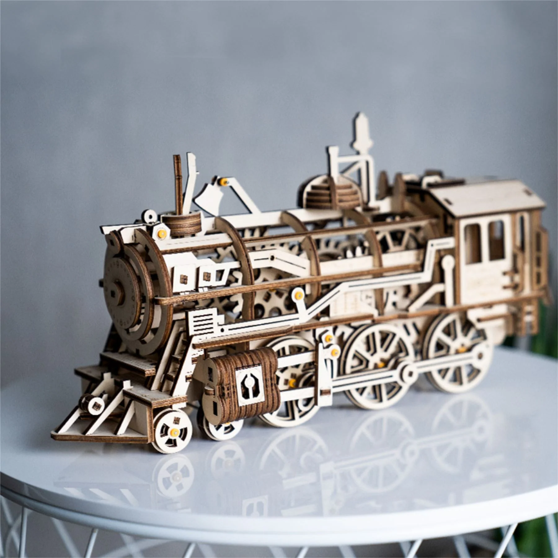 Robotime ROKR Locomotive Building Kit - Image 8