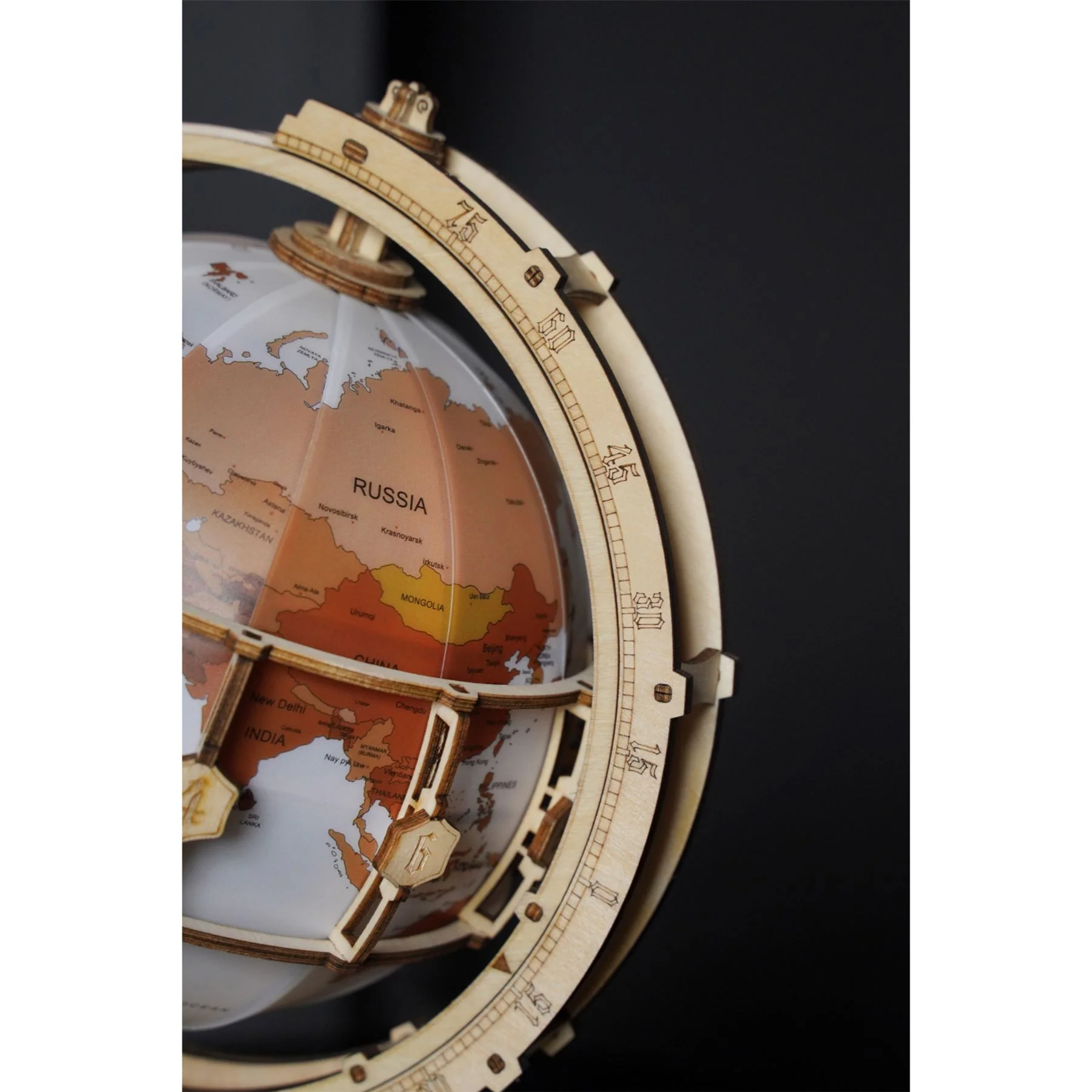 Robotime ROKR Luminous Globe Building Kit - Image 11