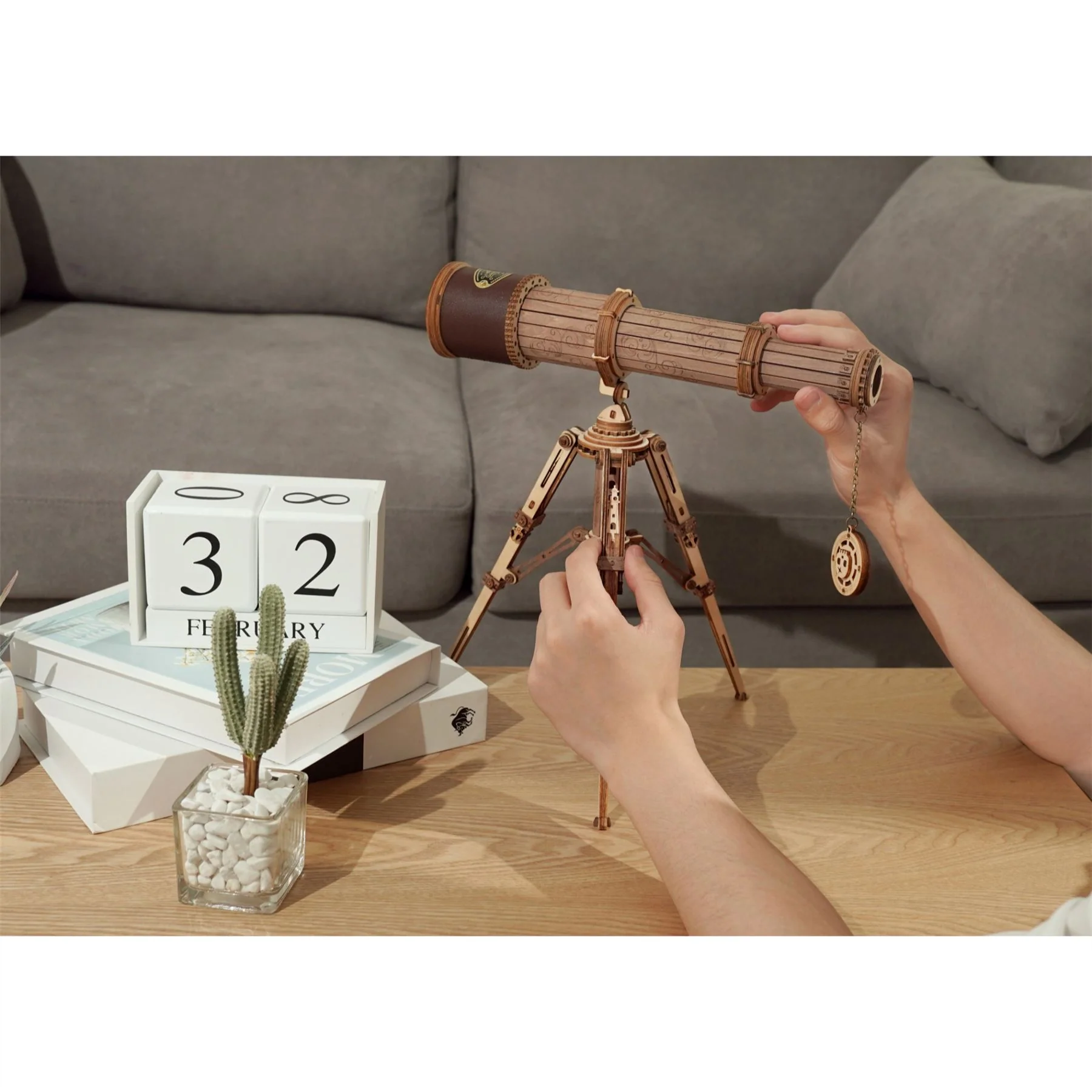 Robotime ROKR Monocular Telescope Building Kit - Image 8