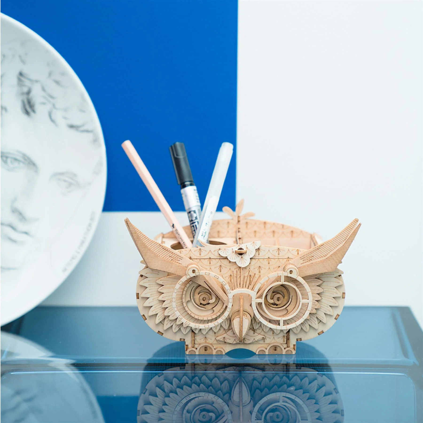 Robotime Rolife Owl Storage Box Building Kit - Image 6