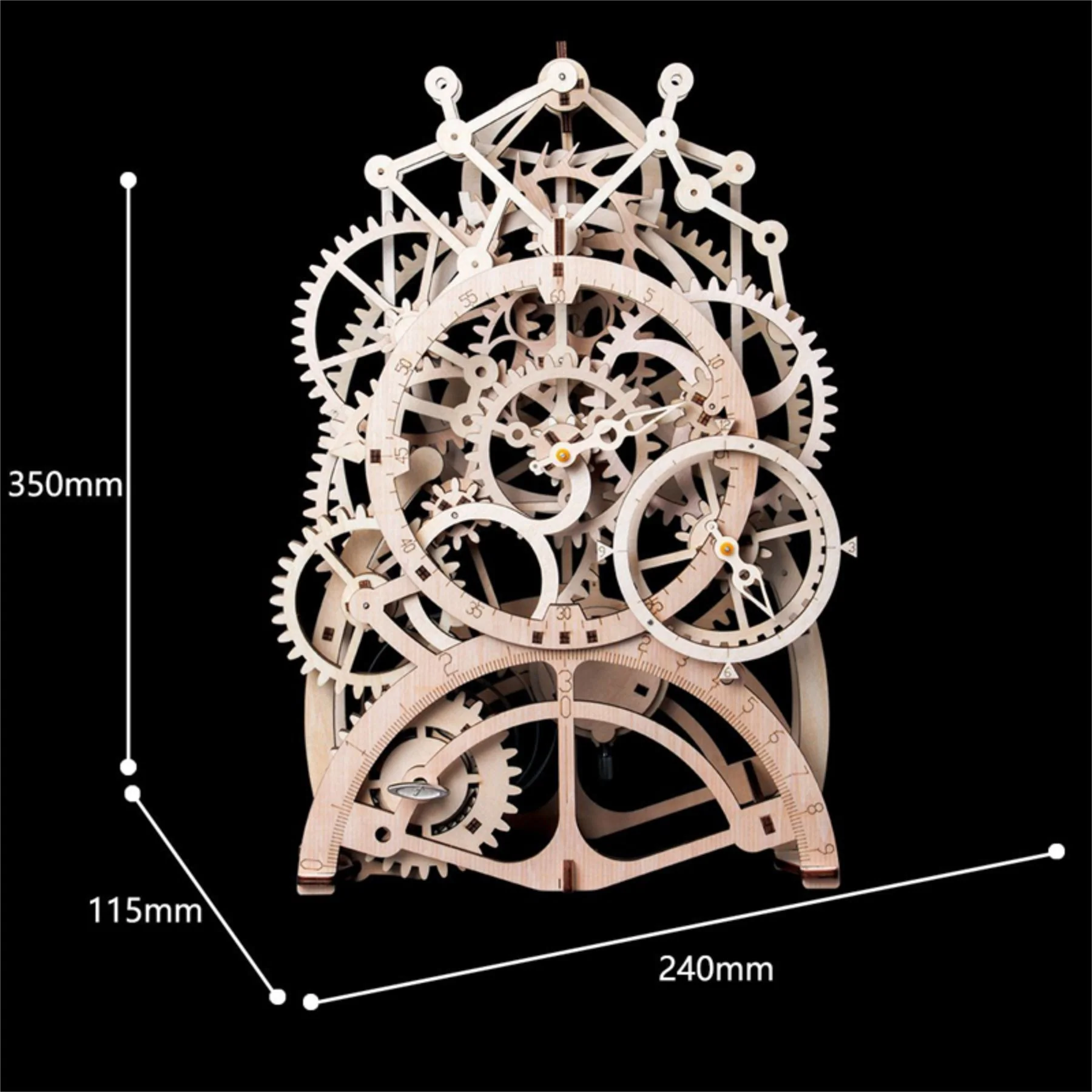 Robotime ROKR Pendulum Clock Building Kit - Image 2