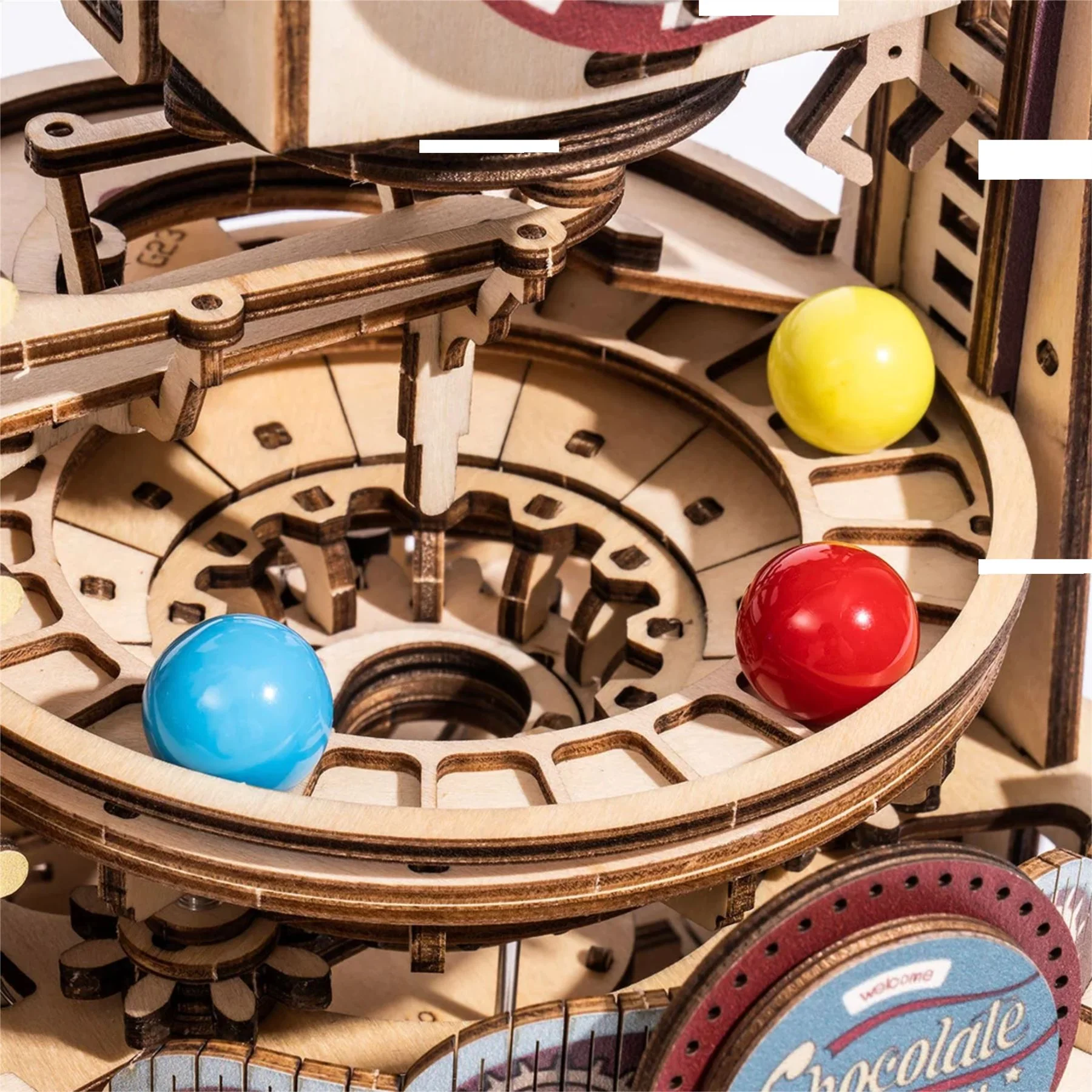 Robotime ROKR Marble Chocolate Factory Building Kit - Image 3