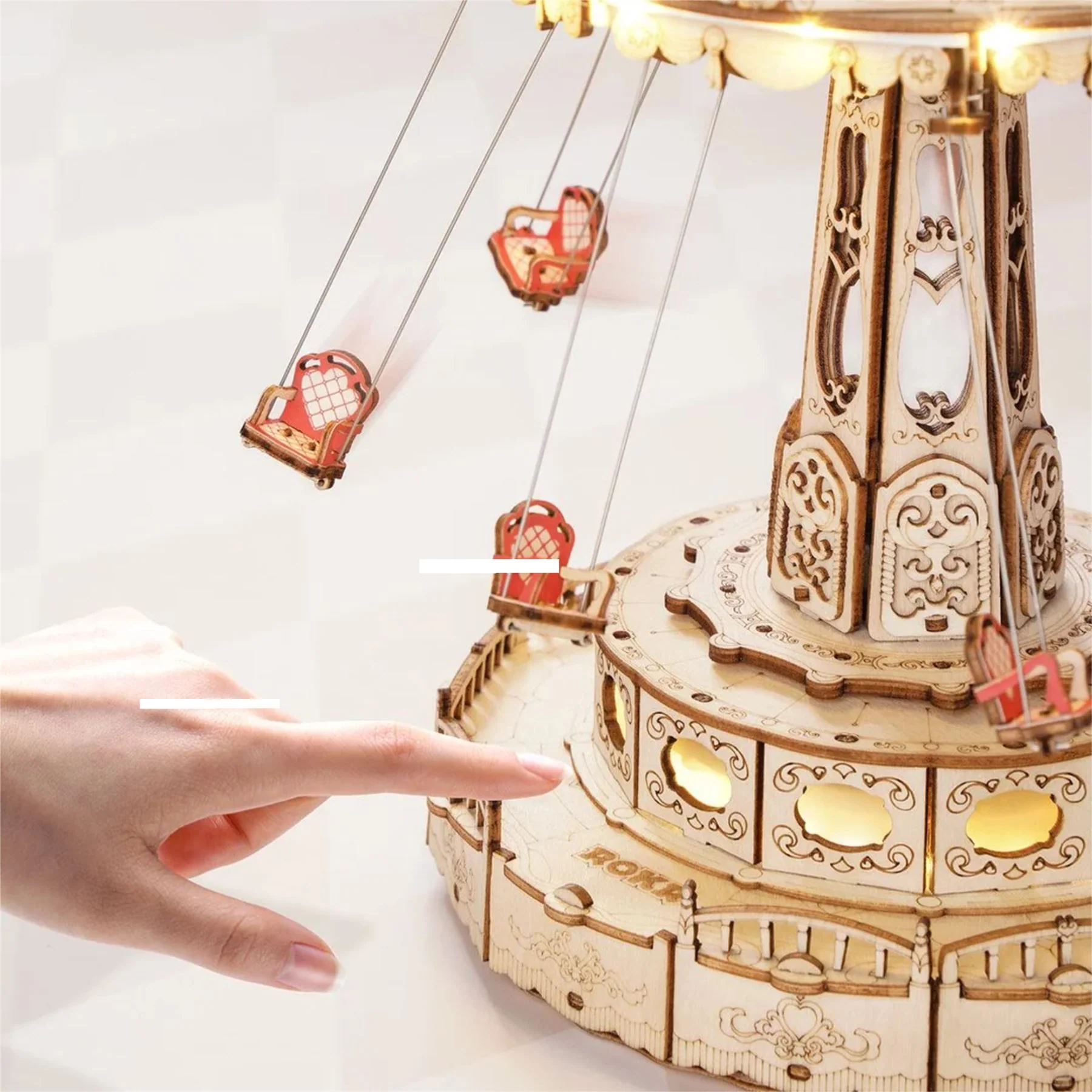 Robotime ROKR Swing Ride Building Kit - Image 4