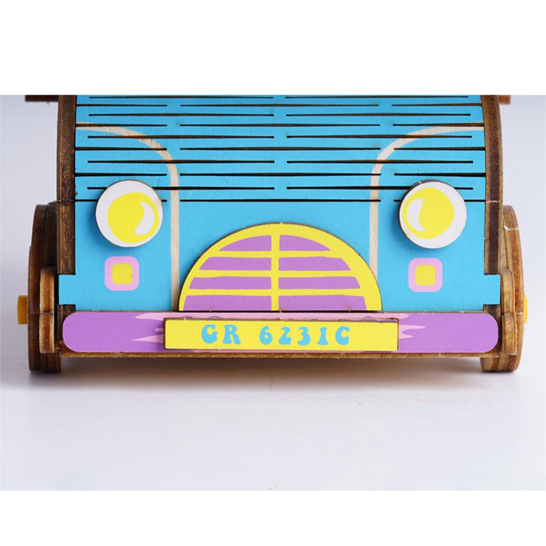 Robotime Rolife Moving Flavour Ice Cream Van Music Box Building Kit - Image 5