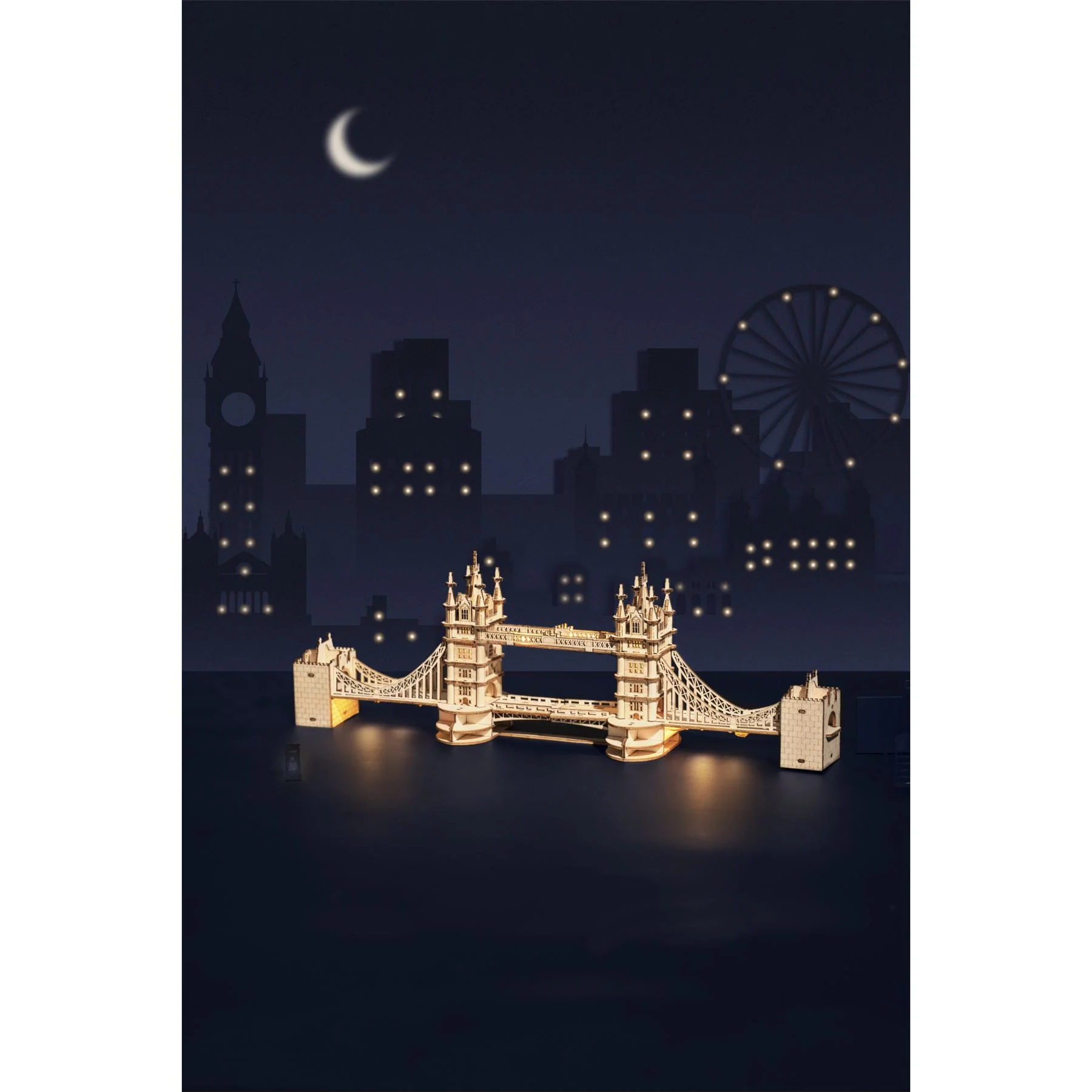 Robotime Rolife Self-Build 3D Model Kit - London - Image 8