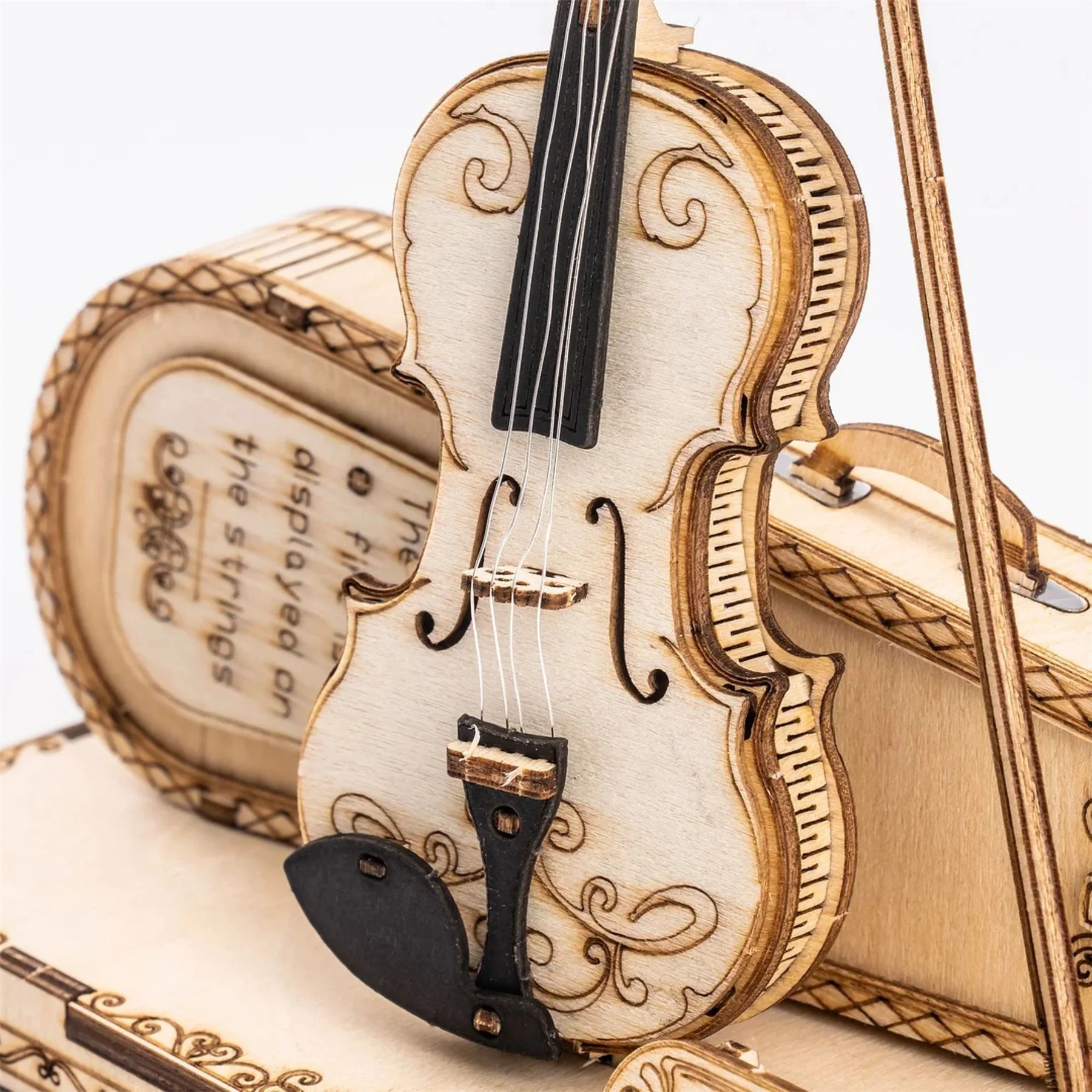 Robotime Rolife Self Build 3D Model Kit - Musical Instruments - Image 6