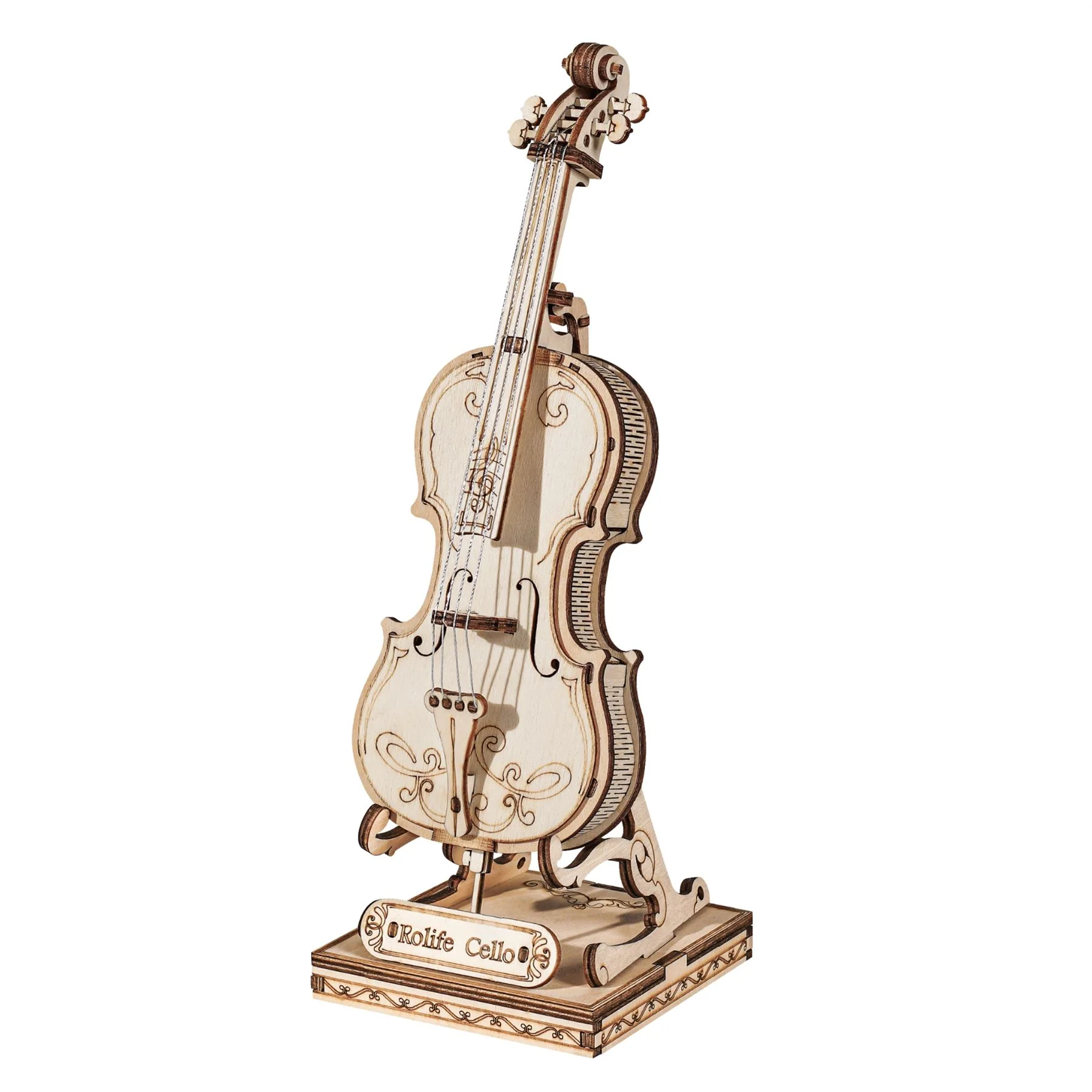 Robotime Rolife Self Build 3D Model Kit - Musical Instruments - Image 9