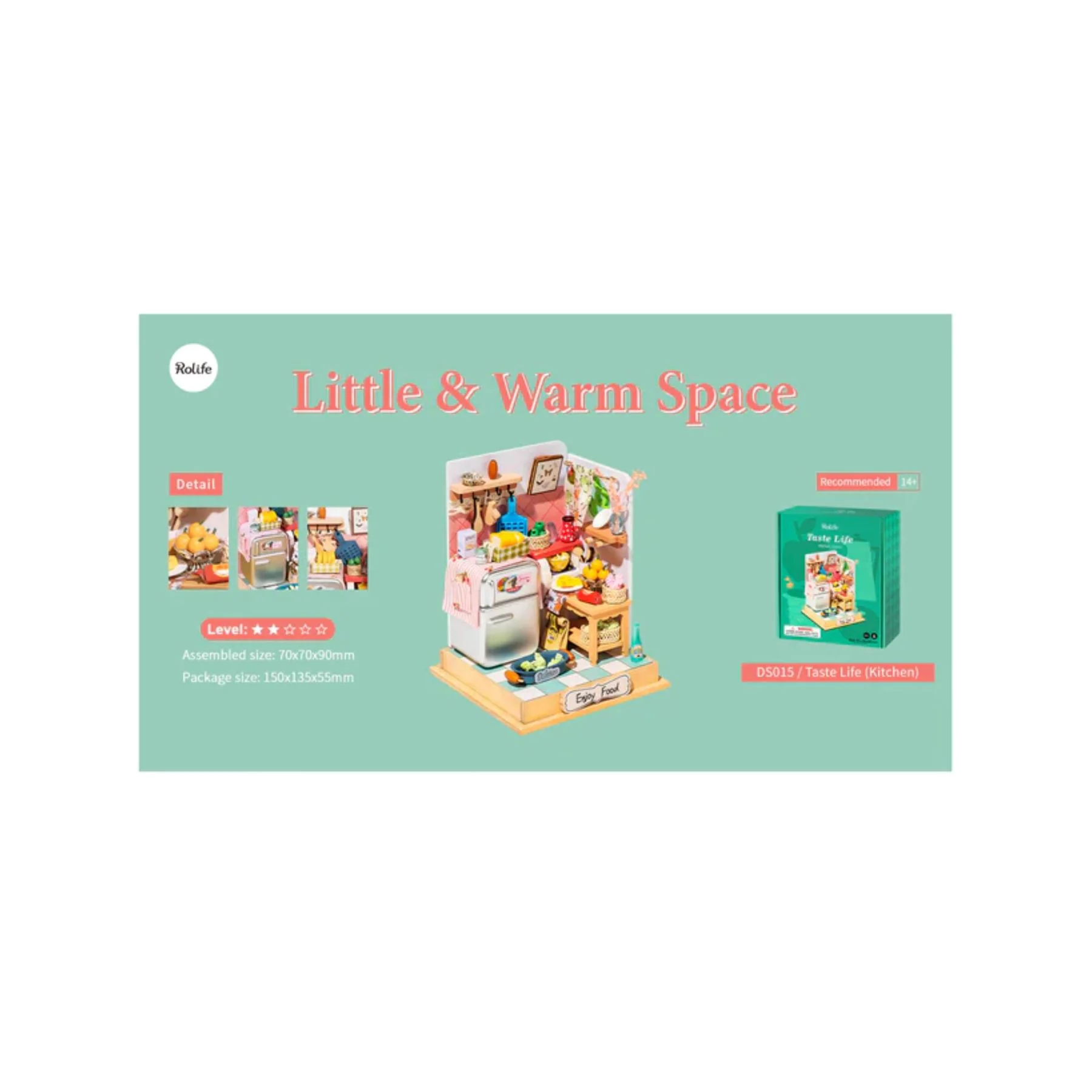 Robotime Rolife Self-Build 3D Model Kit – Tiny Miniature Interiors - Image 22