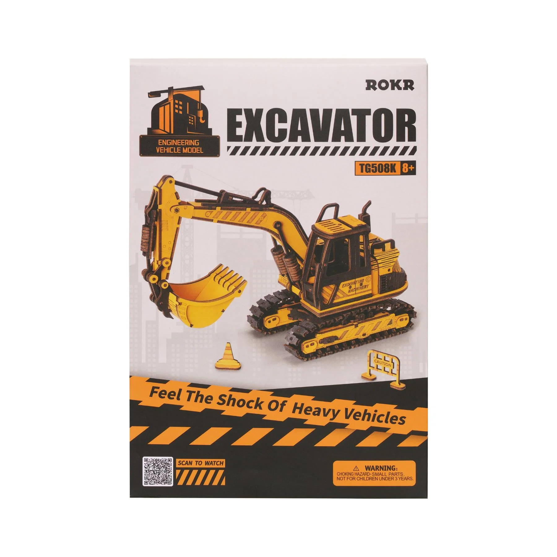 Robotime ROKR Self Build 3D Model Kit - Construction Vehicles - Image 8