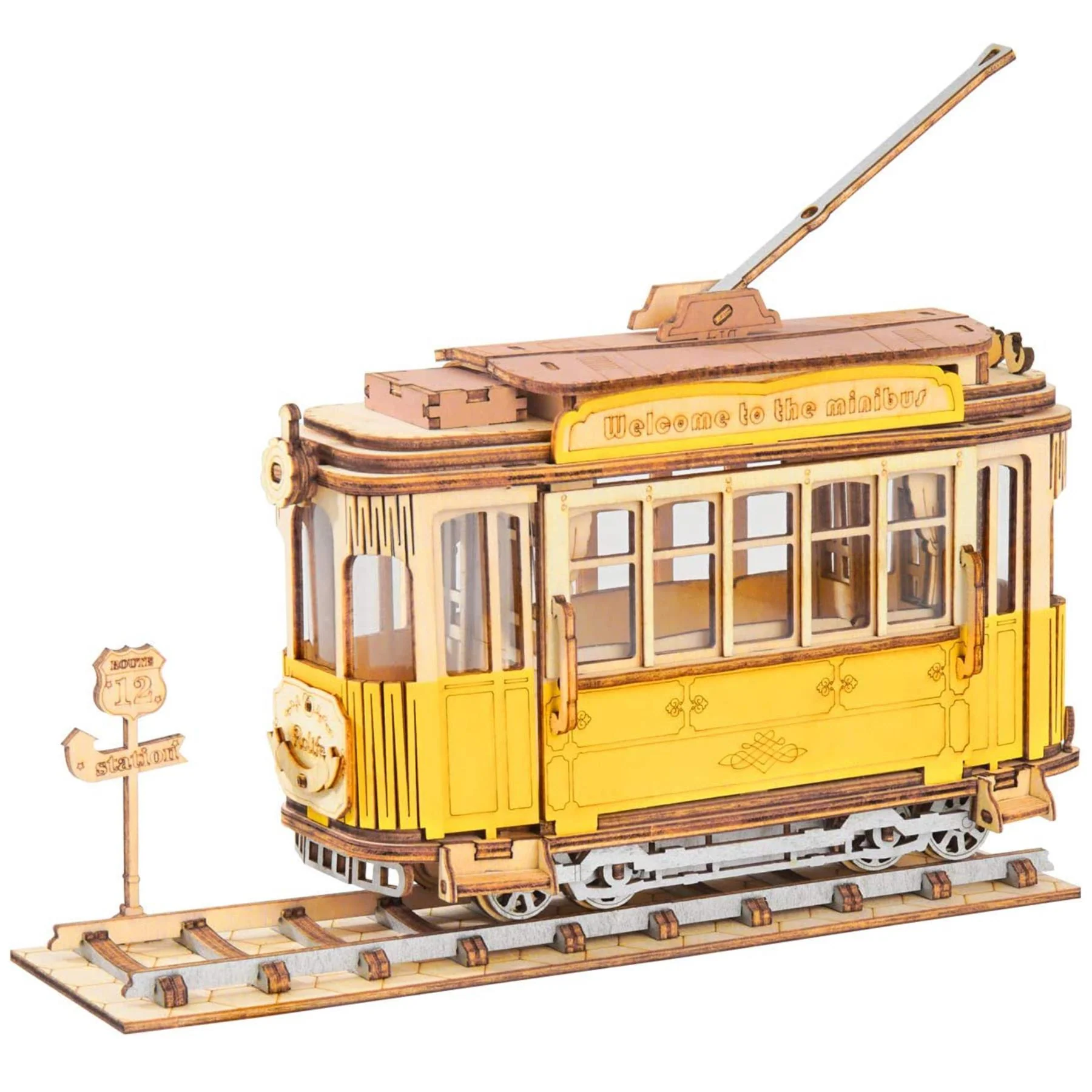 Robotime Rolife Tramcar Building Kit