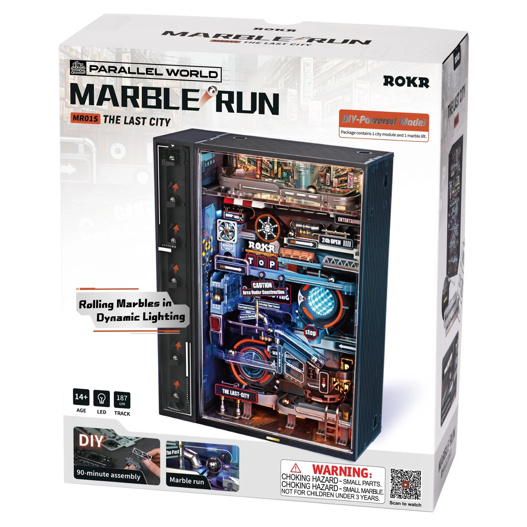 Robotime ROKR 3D Wooden Marble Run Series Model Kit - Image 5