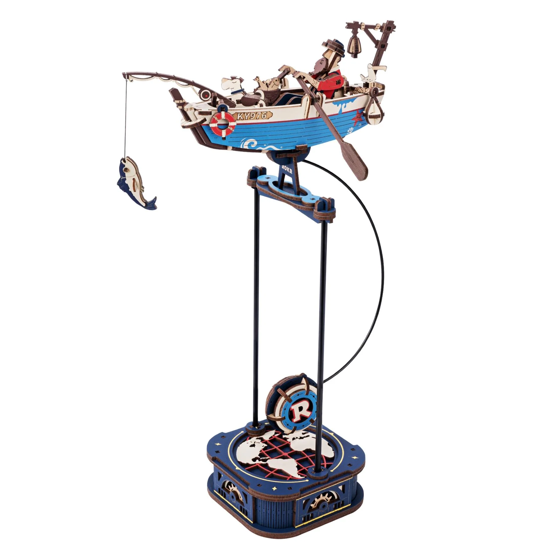 Robotime ROKR Pendulum Balance 3D Wooden Puzzle Toy - Image 5