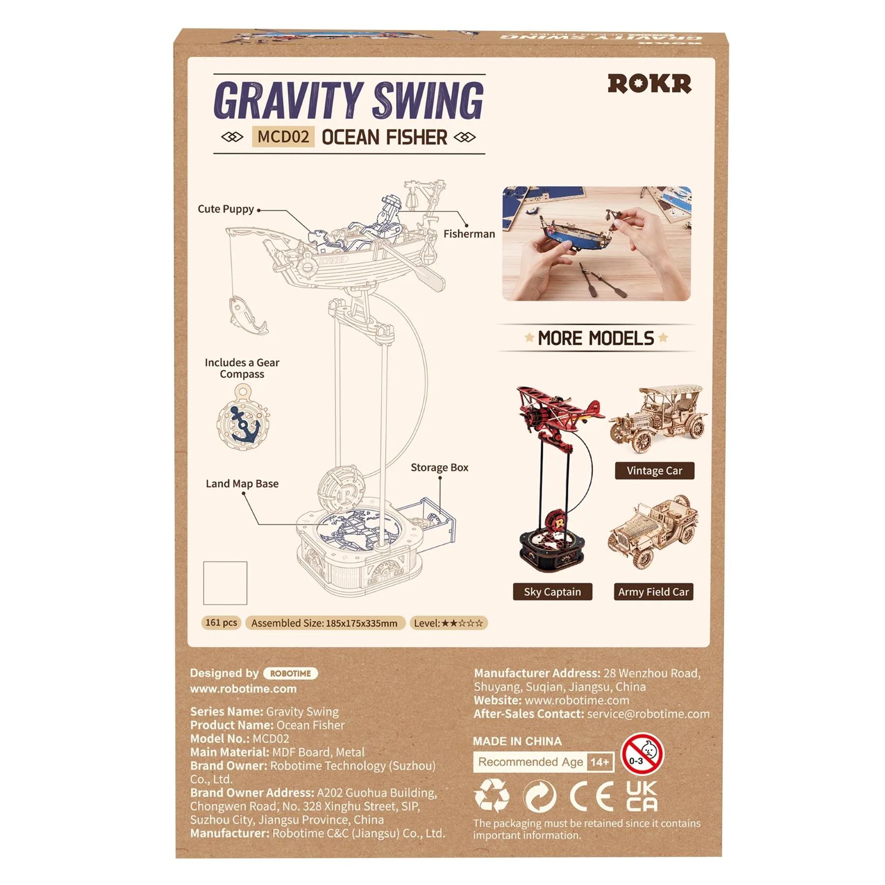 Robotime ROKR Pendulum Balance 3D Wooden Puzzle Toy - Image 7