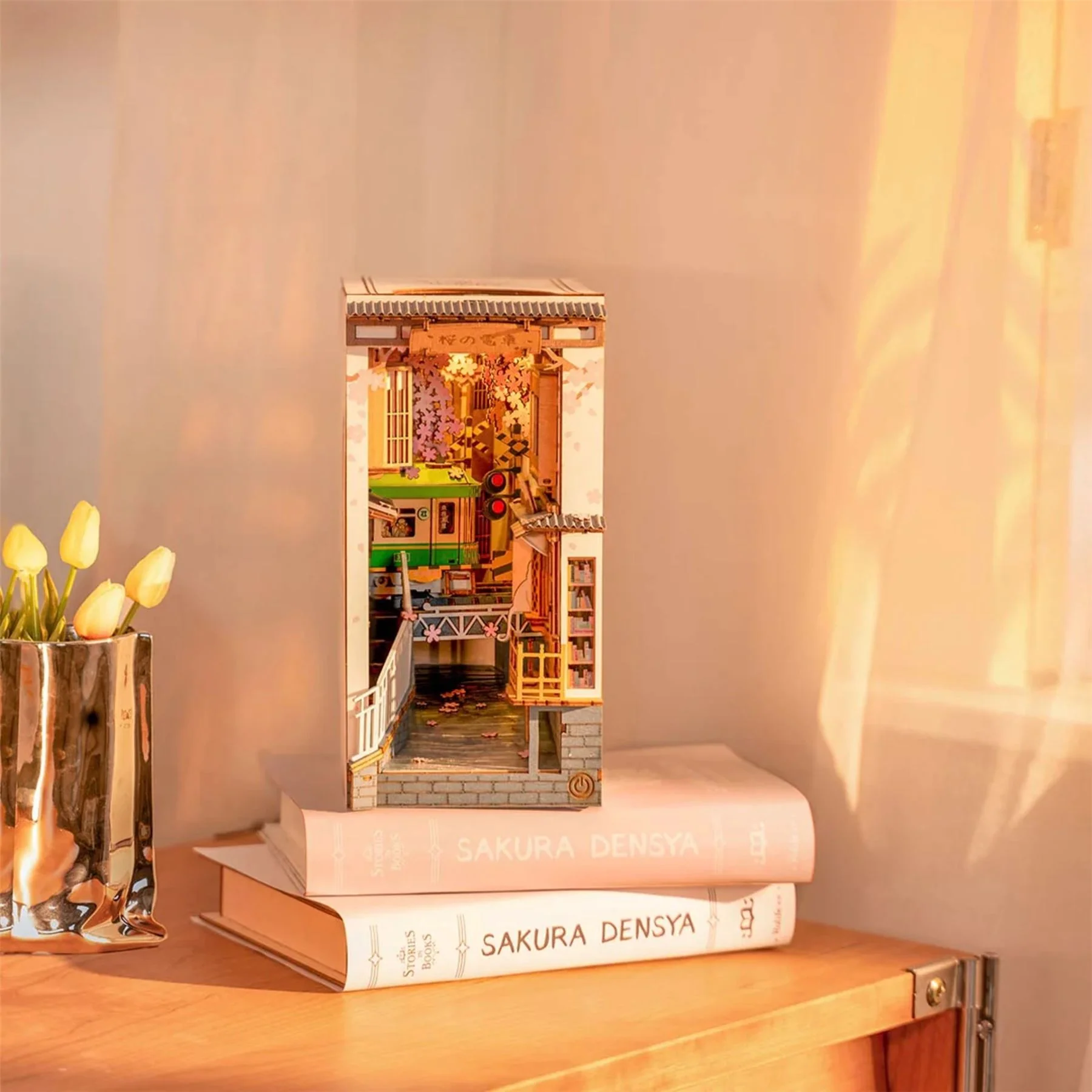 Robotime Rolife Self-Build Book Nook Building Kit - Image 16