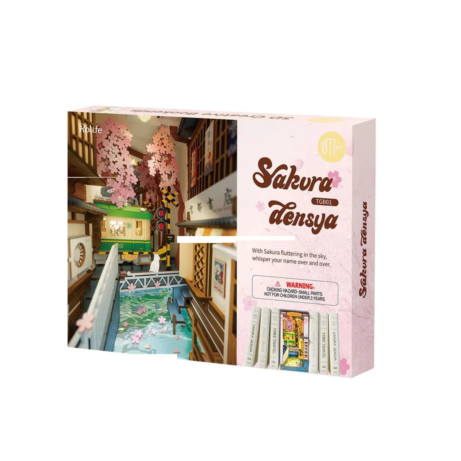 Robotime Rolife Self-Build Book Nook Building Kit - Image 19