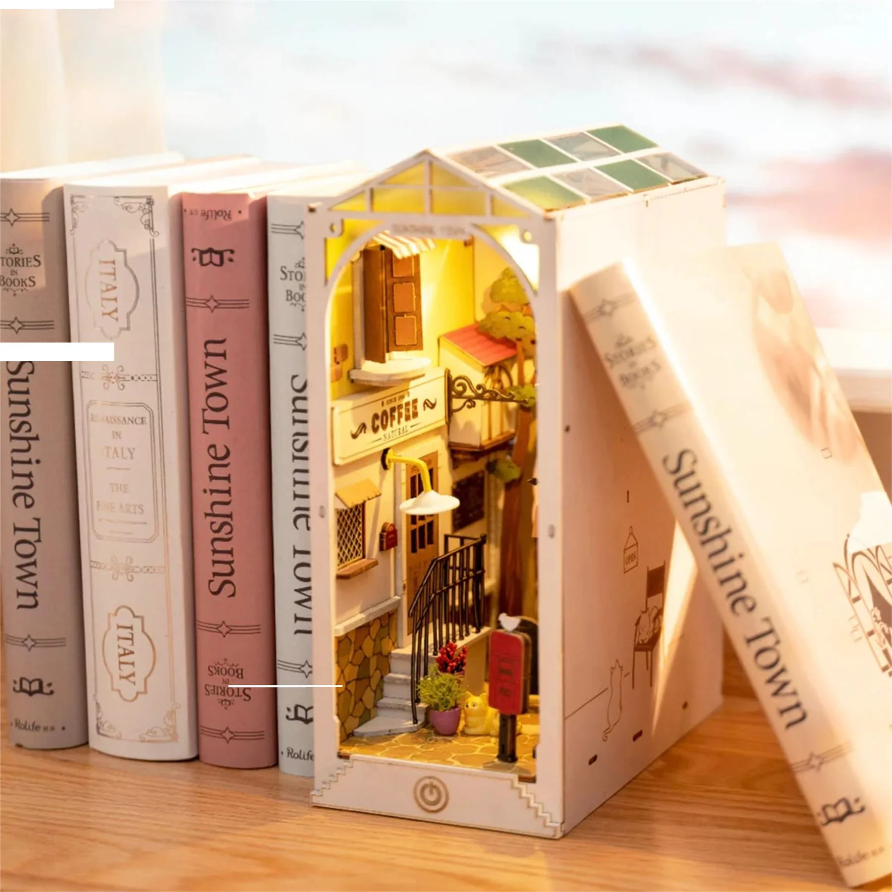 Robotime Rolife Self-Build Book Nook Building Kit - Image 26