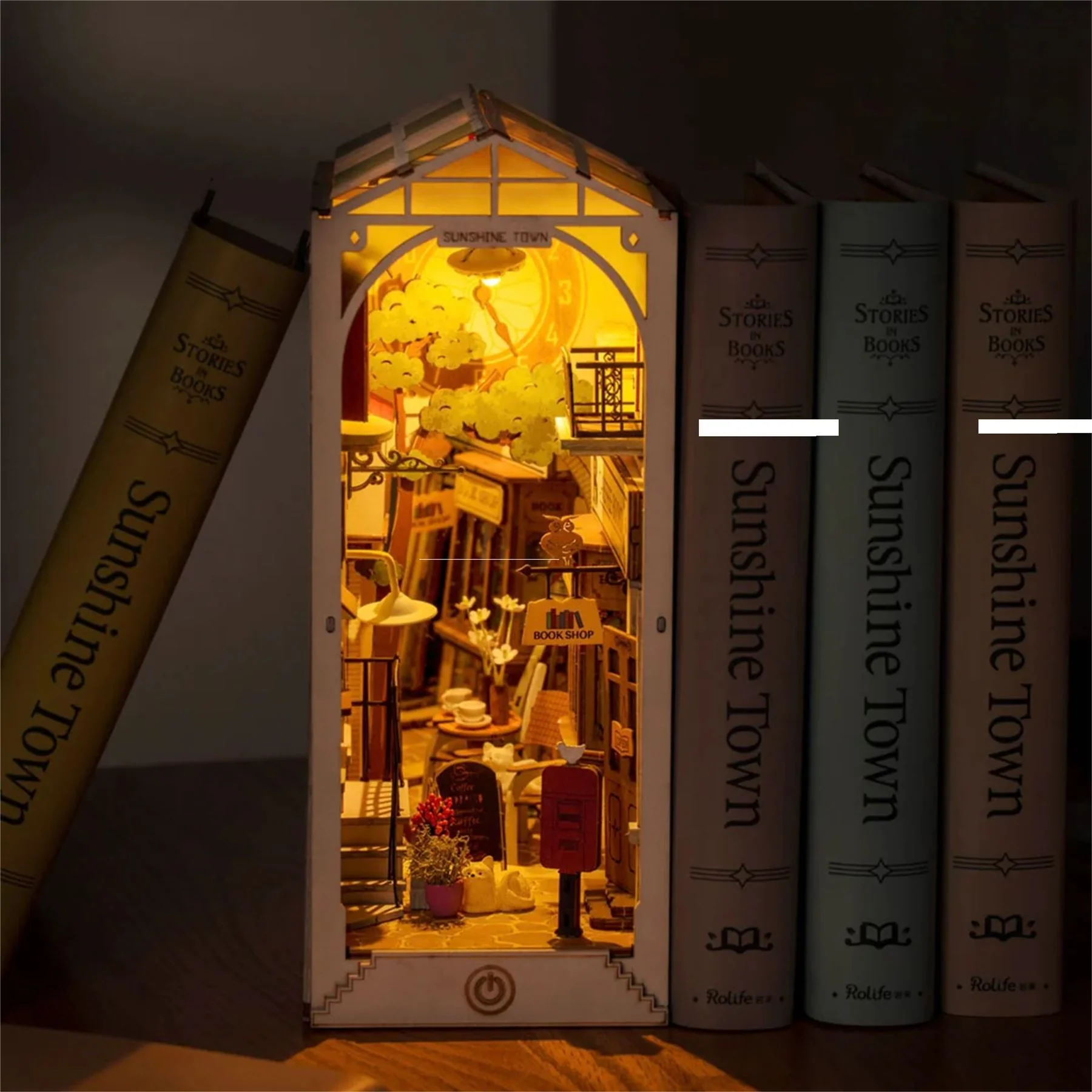 Robotime Rolife Self-Build Book Nook Building Kit - Image 27