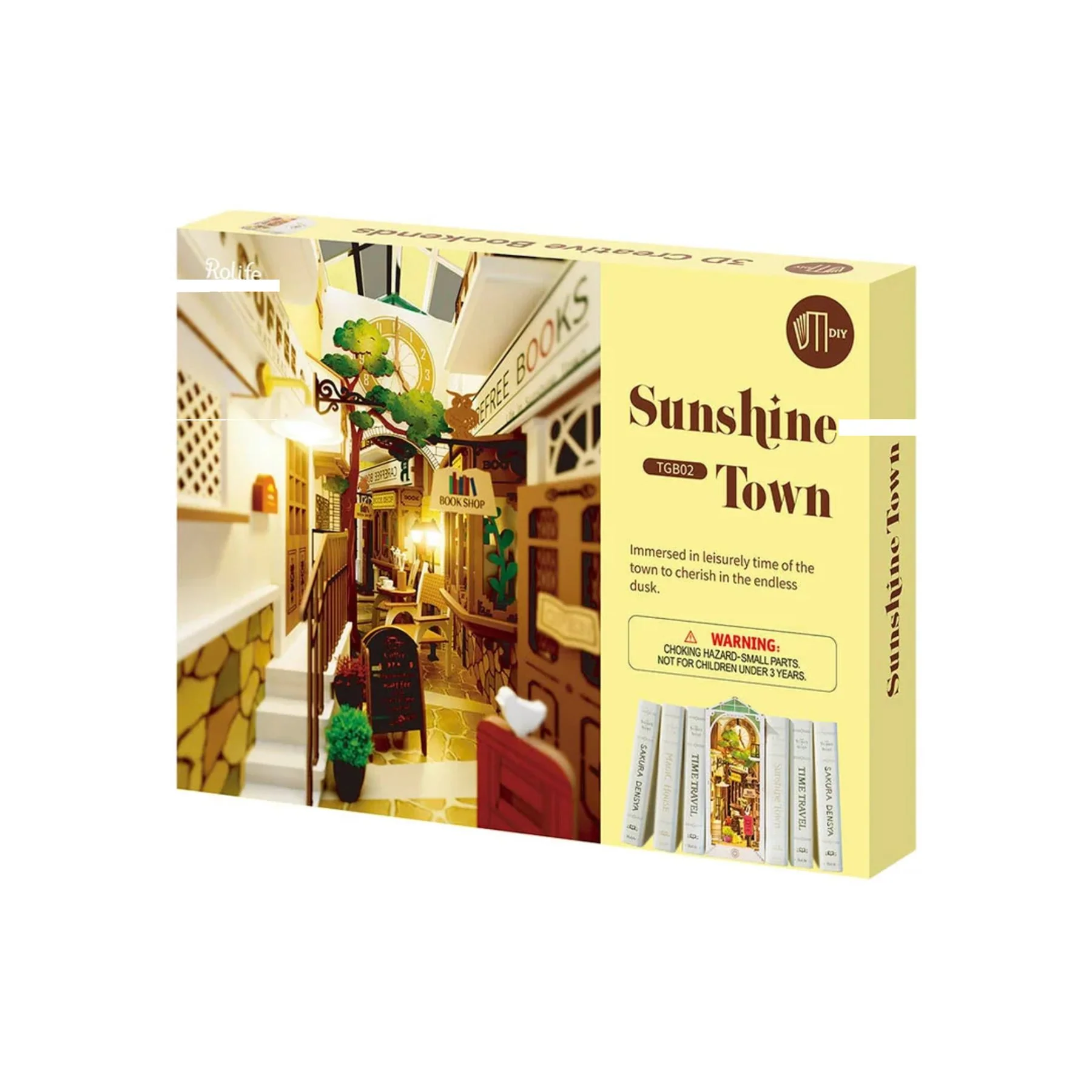Robotime Rolife Self-Build Book Nook Building Kit - Image 29