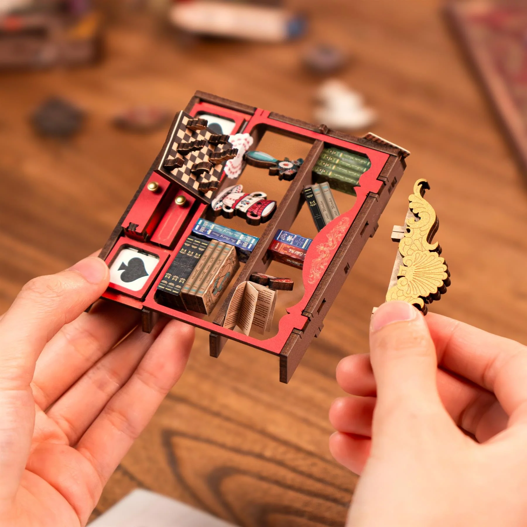 Robotime Rolife Self-Build Book Nook Building Kit - Image 42