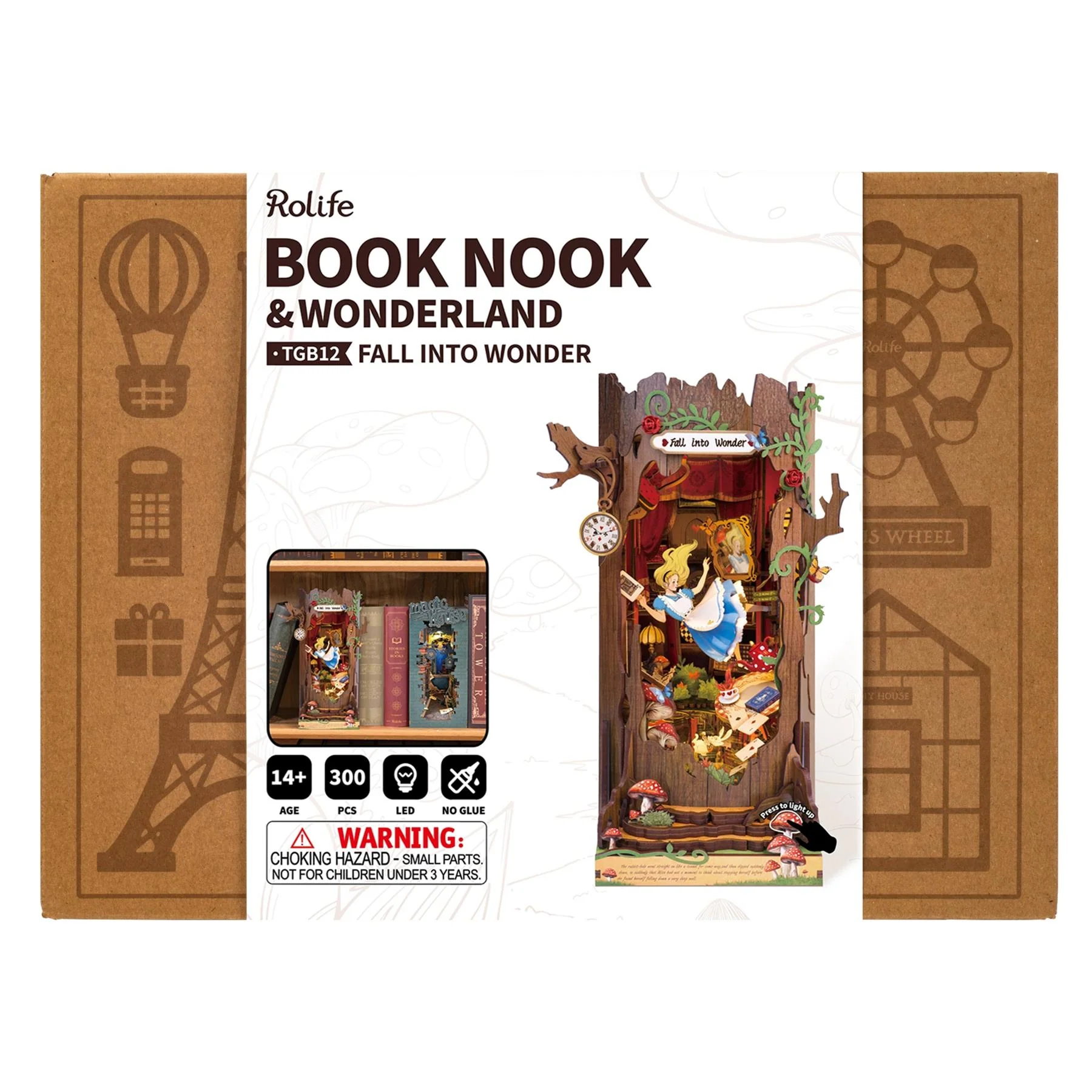 Robotime Rolife Self-Build Book Nook Building Kit - Image 43