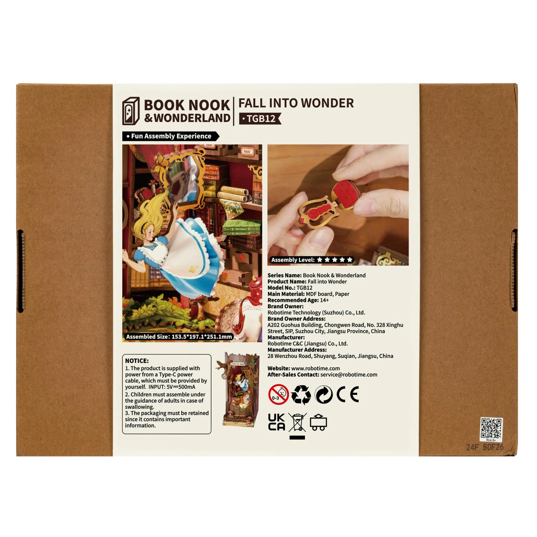 Robotime Rolife Self-Build Book Nook Building Kit - Image 44