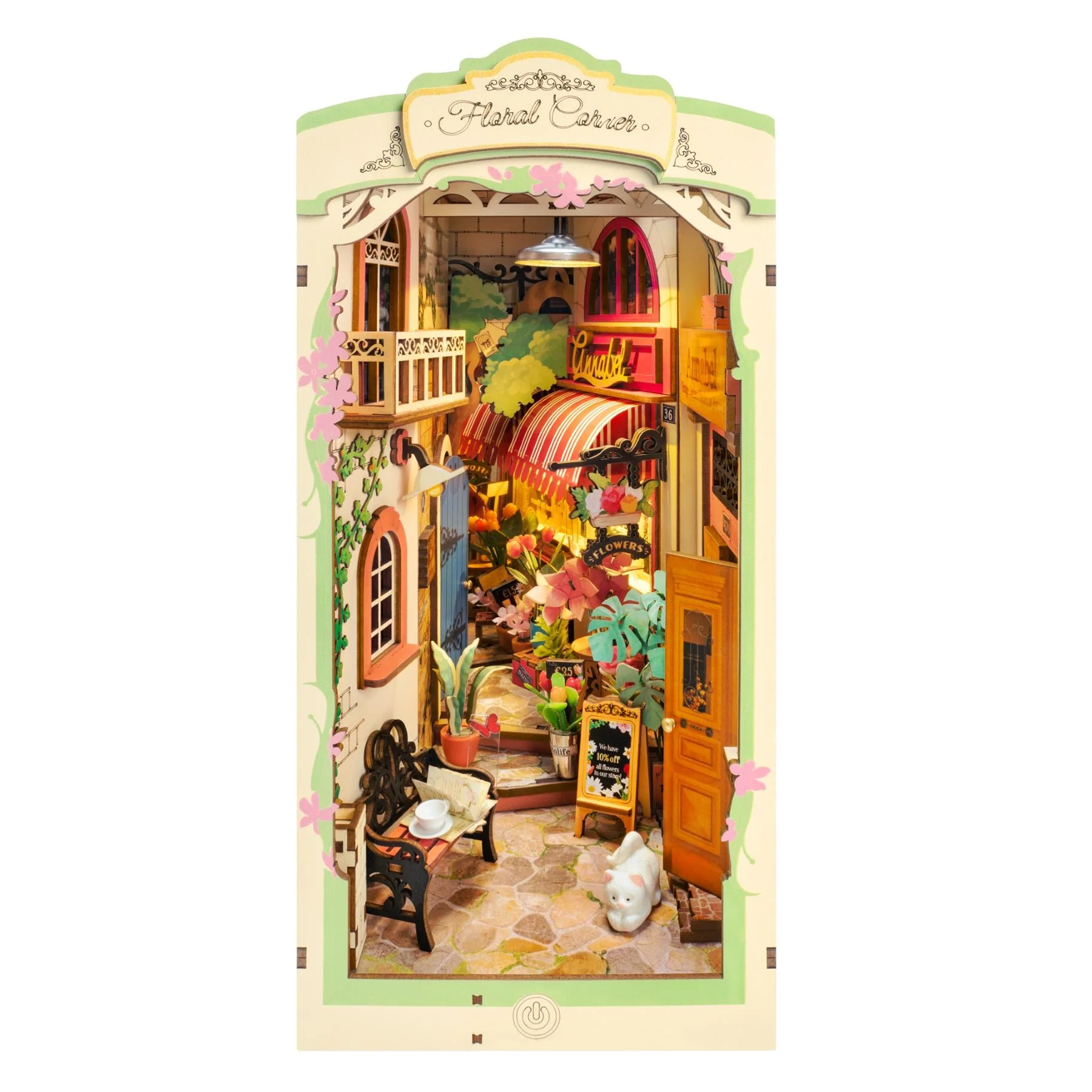 Robotime Rolife Self-Build Book Nook Building Kit - Image 50