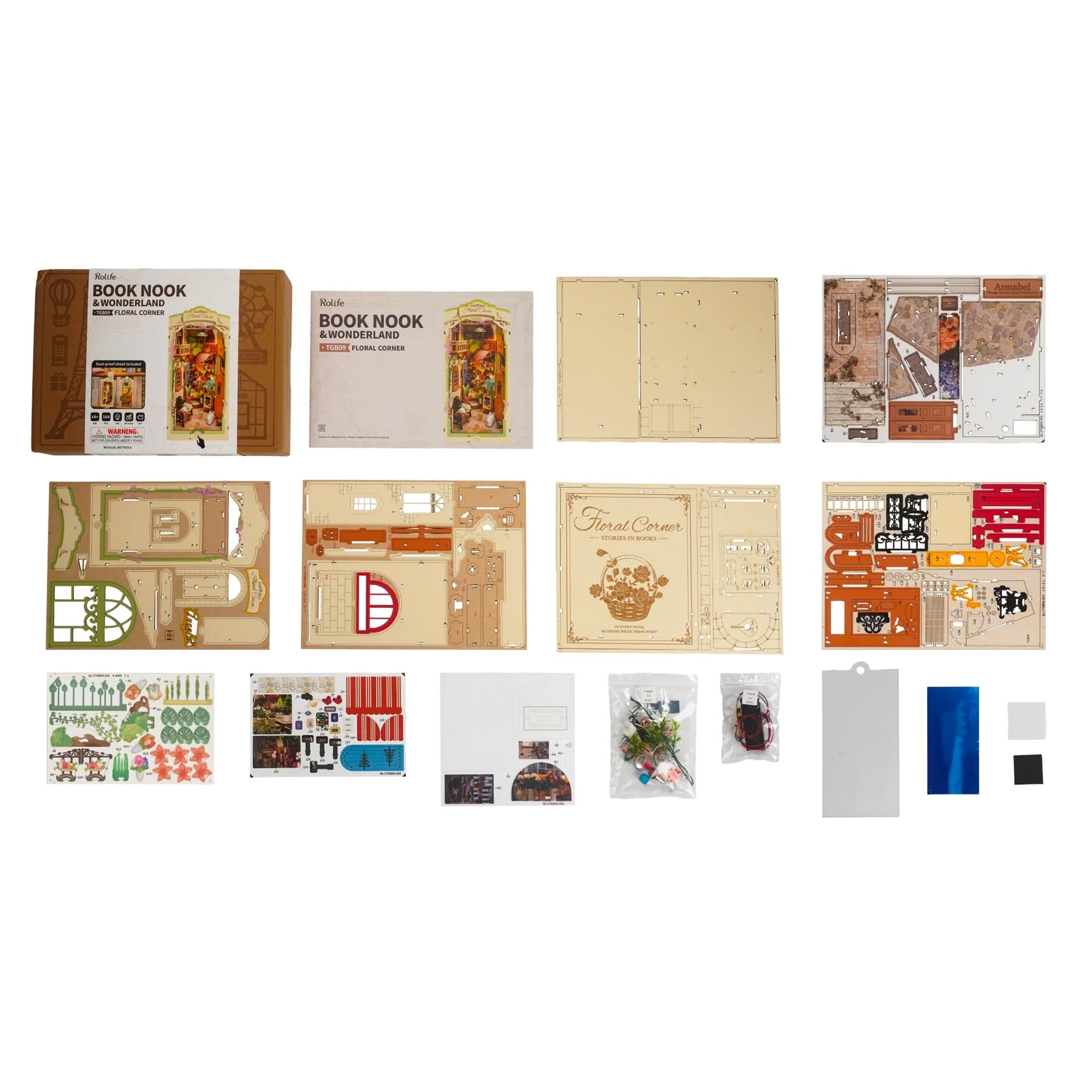 Robotime Rolife Self-Build Book Nook Building Kit - Image 51