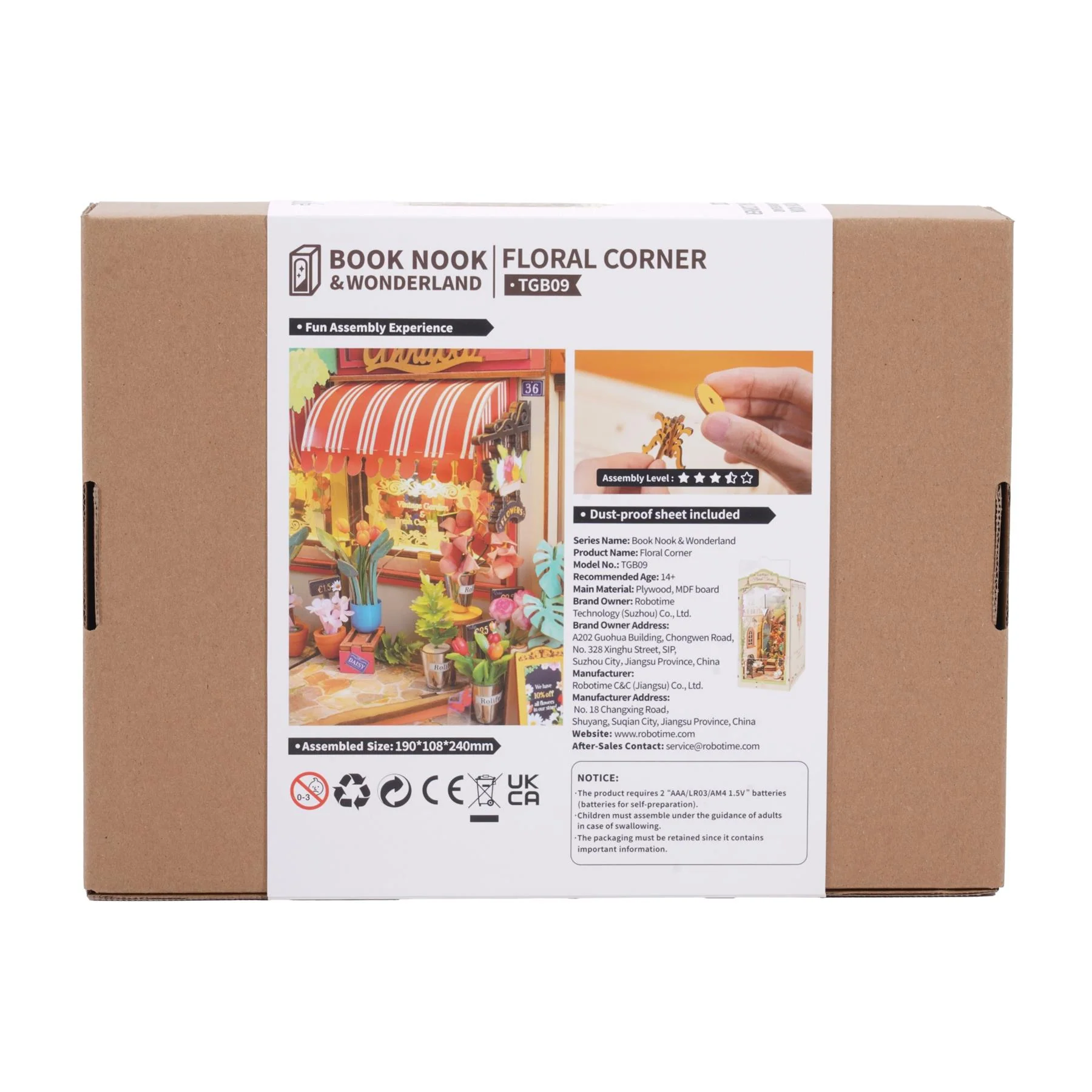 Robotime Rolife Self-Build Book Nook Building Kit - Image 53