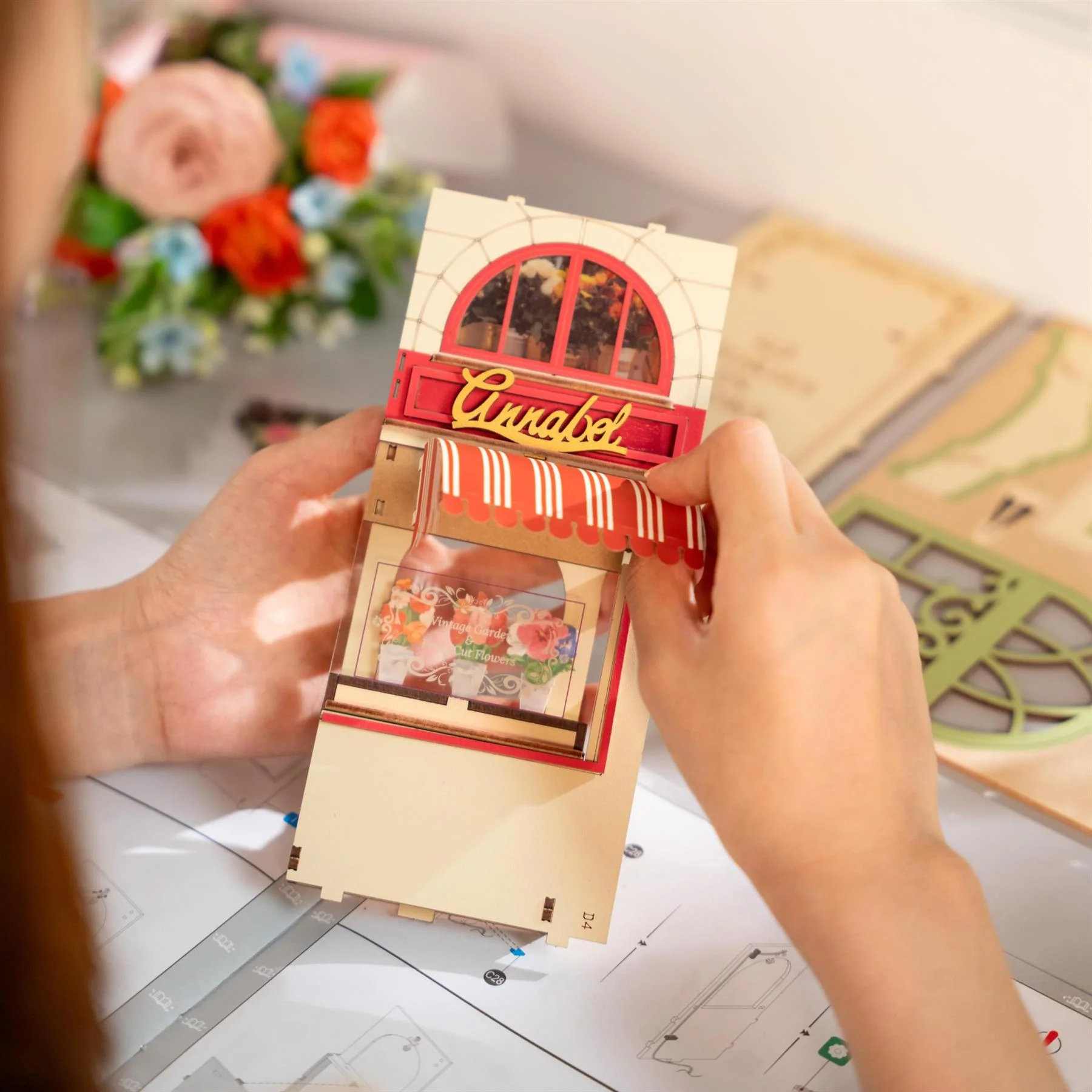 Robotime Rolife Self-Build Book Nook Building Kit - Image 56