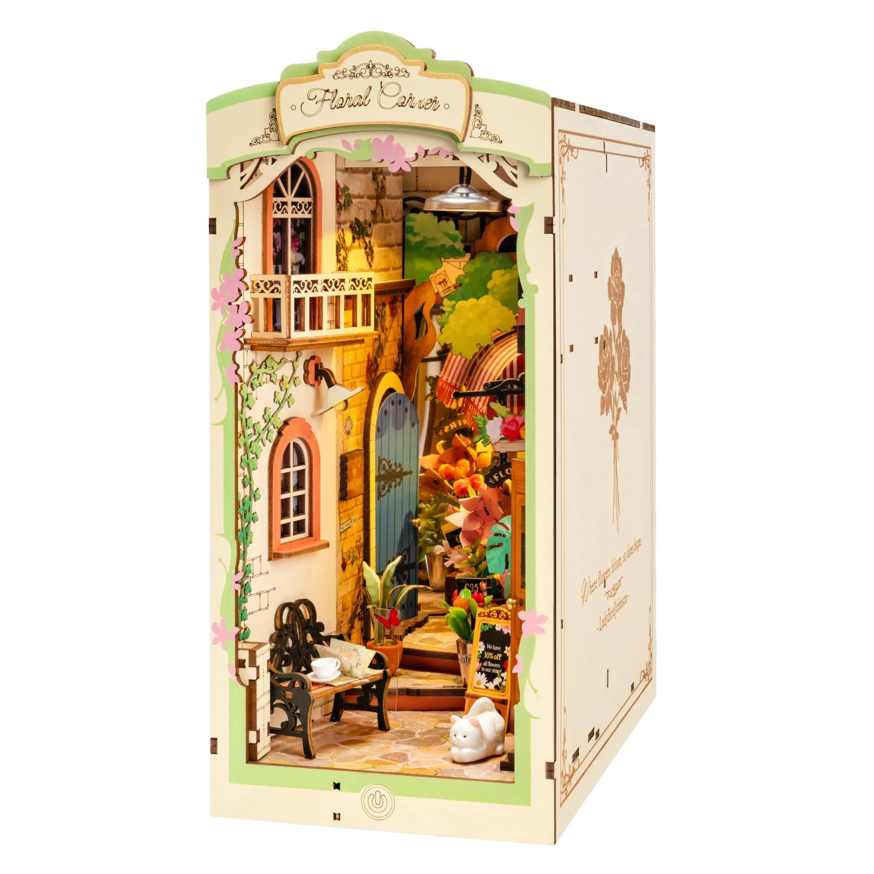 Robotime Rolife Self-Build Book Nook Building Kit - Image 58