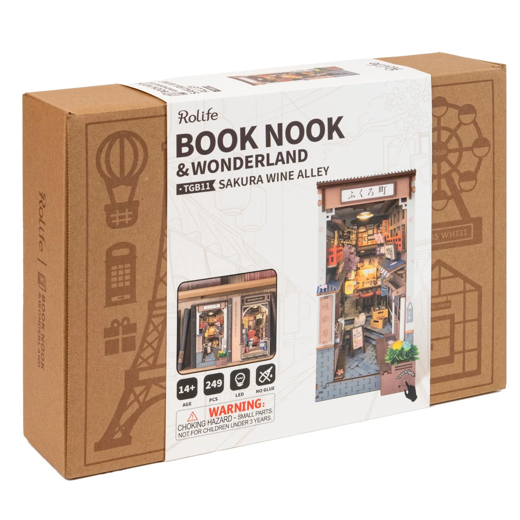 Robotime Rolife Self-Build Book Nook Building Kit - Image 62