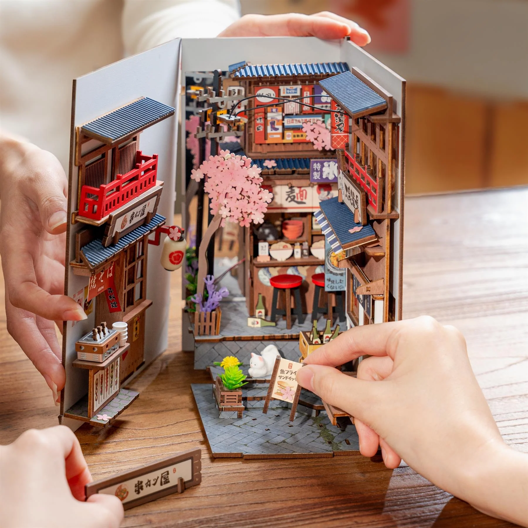 Robotime Rolife Self-Build Book Nook Building Kit - Image 63