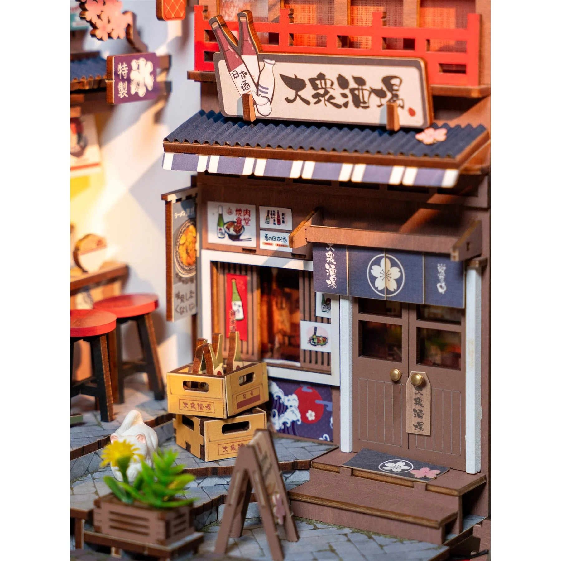 Robotime Rolife Self-Build Book Nook Building Kit - Image 64