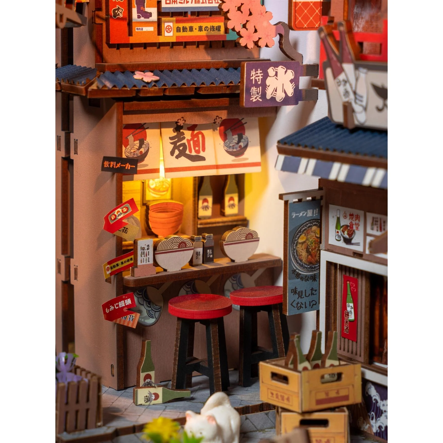 Robotime Rolife Self-Build Book Nook Building Kit - Image 65