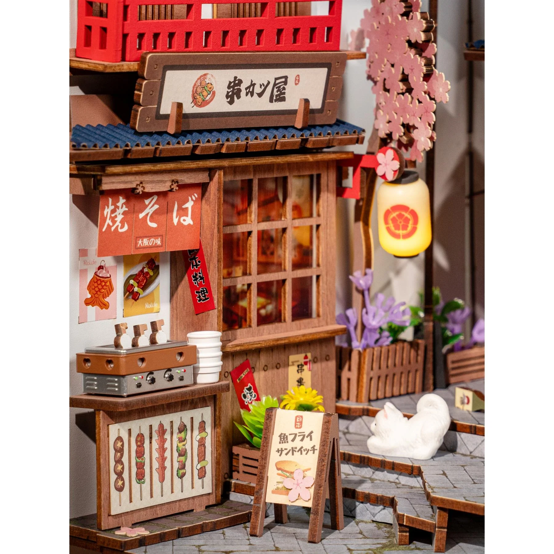 Robotime Rolife Self-Build Book Nook Building Kit - Image 69