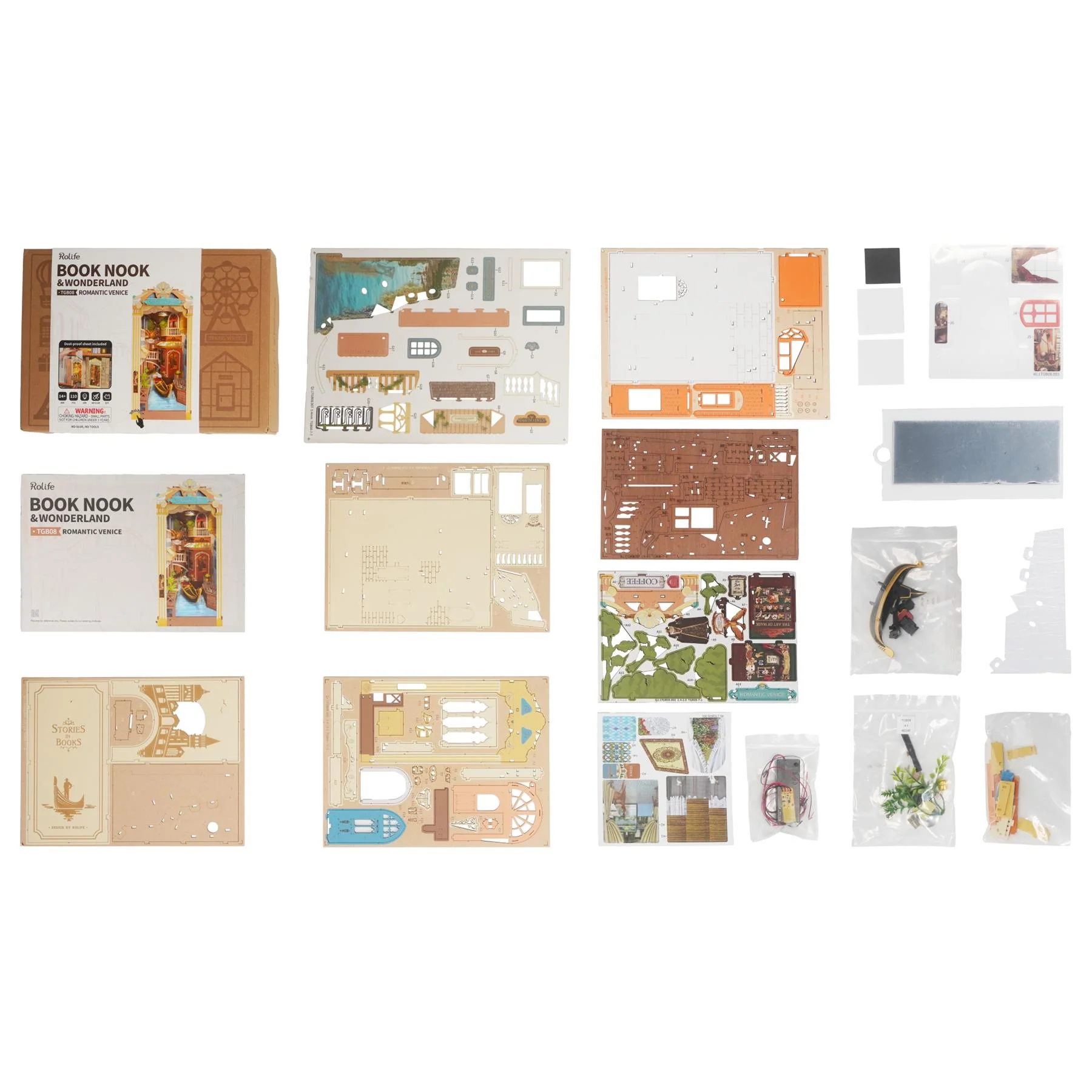Robotime Rolife Self-Build Book Nook Building Kit - Image 71