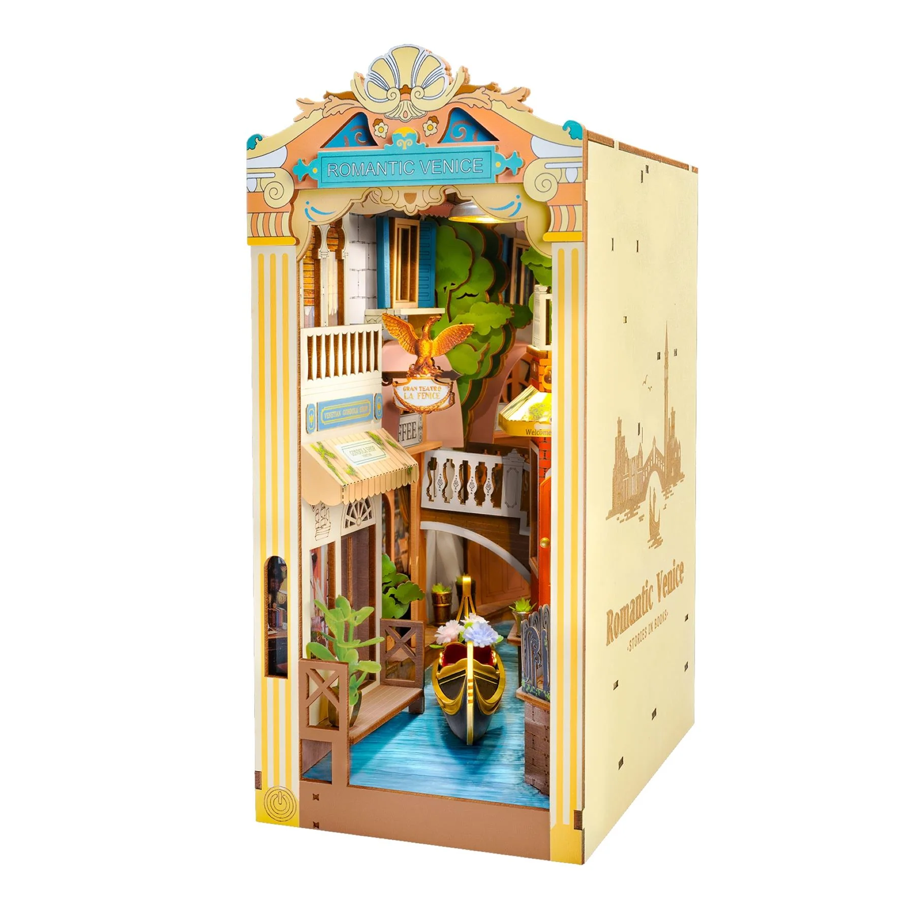 Robotime Rolife Self-Build Book Nook Building Kit - Image 73
