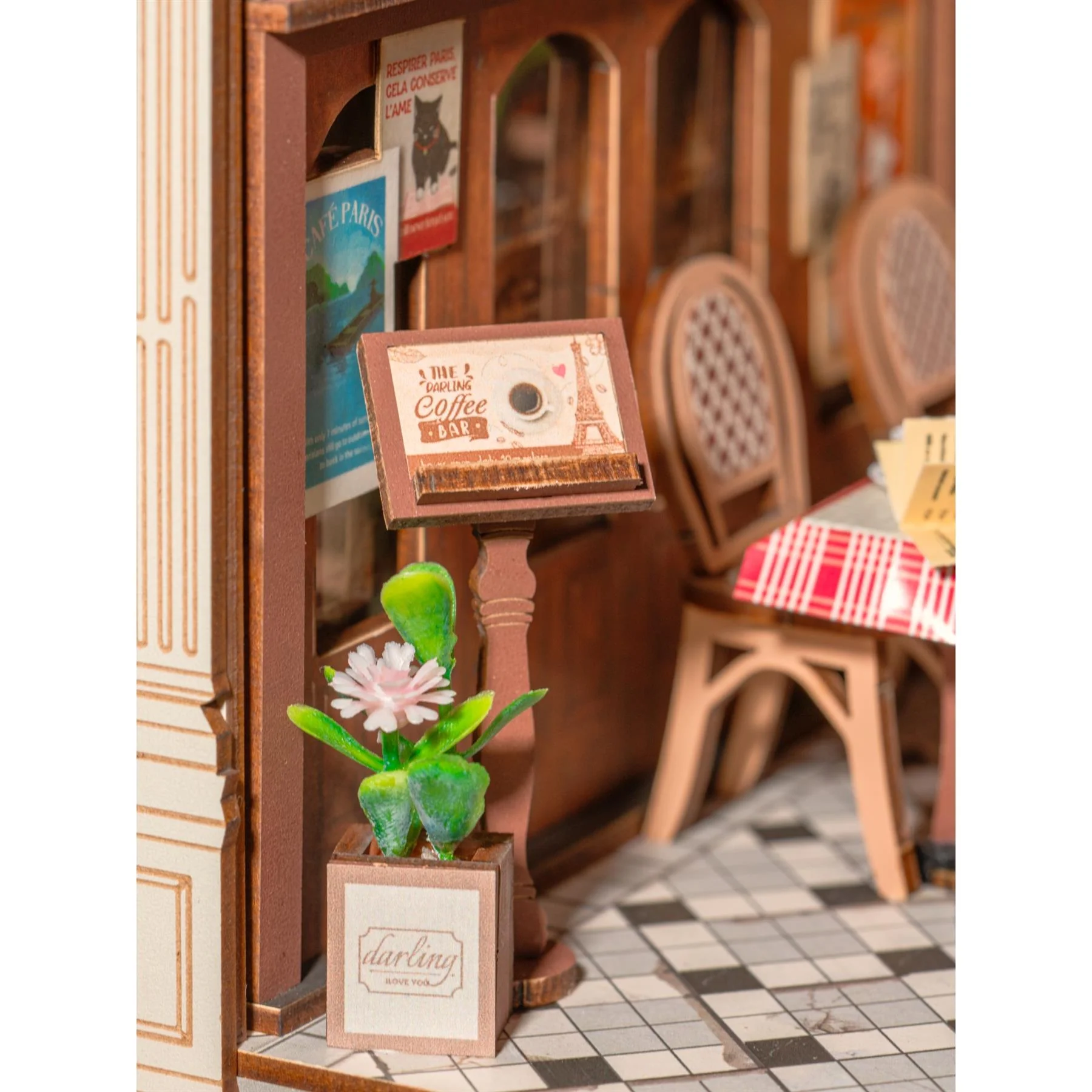 Robotime Rolife Self-Build Book Nook Building Kit - Image 85