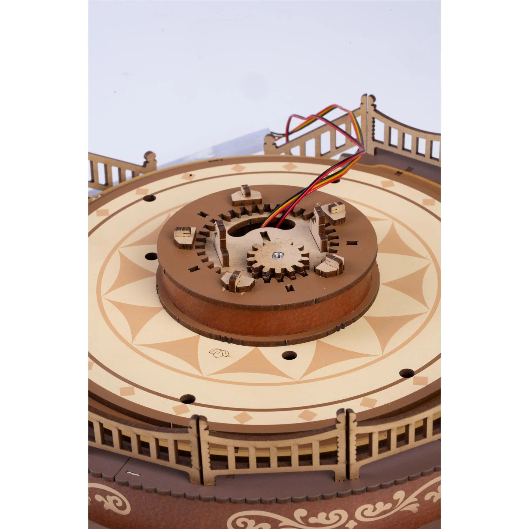 Rolife Classic Carousel Wooden Puzzle Kit - Image 4