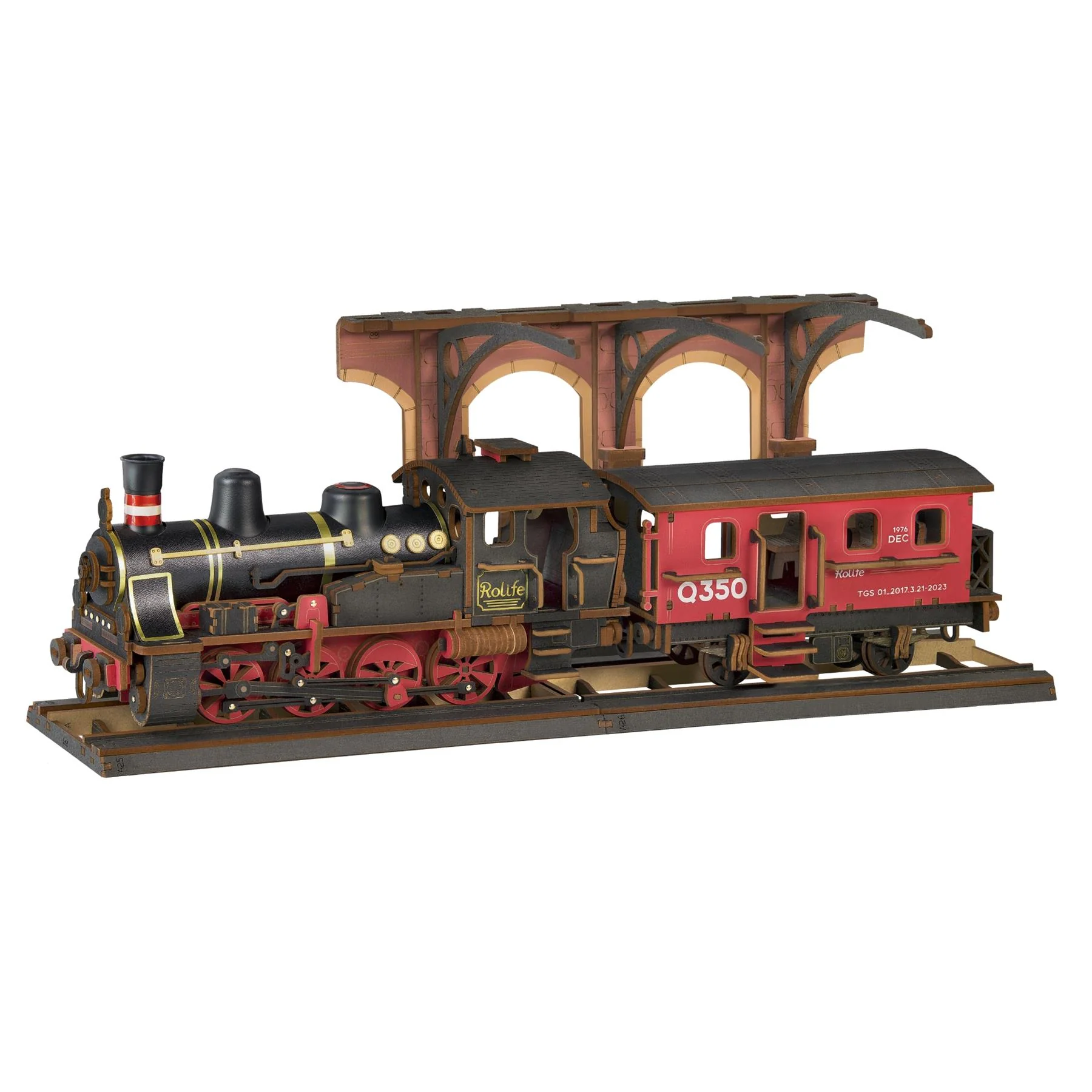 Rolife Steam Journey Wooden Puzzle Kit