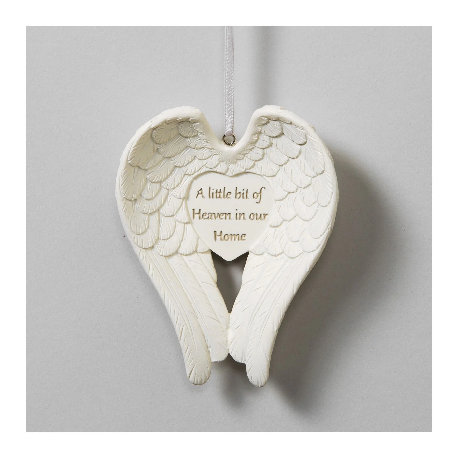 Thoughts Of You Angel Wings Memorial Ornament - Image 3