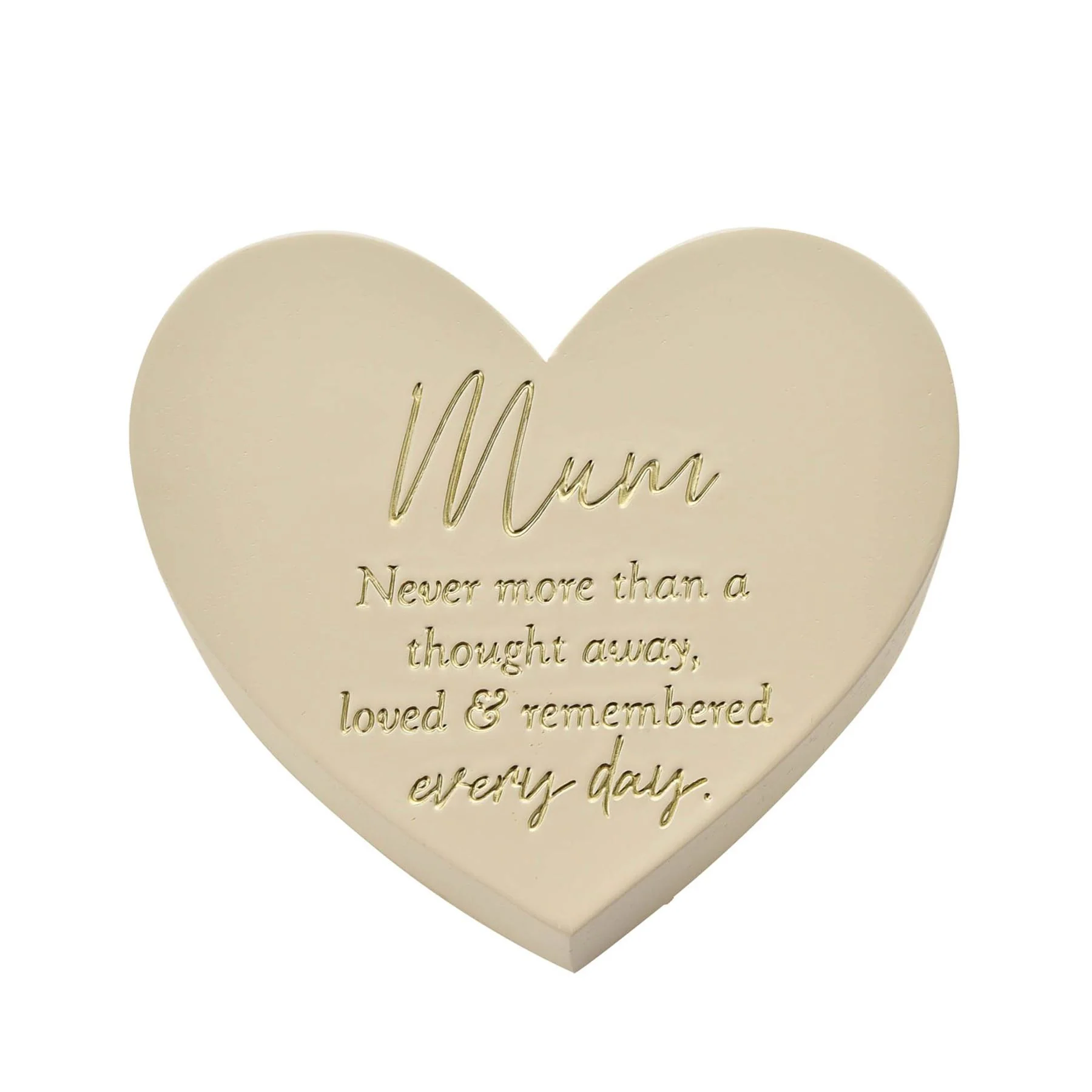 Thoughts of You Memorial Graveside Heart Plaque - Image 15