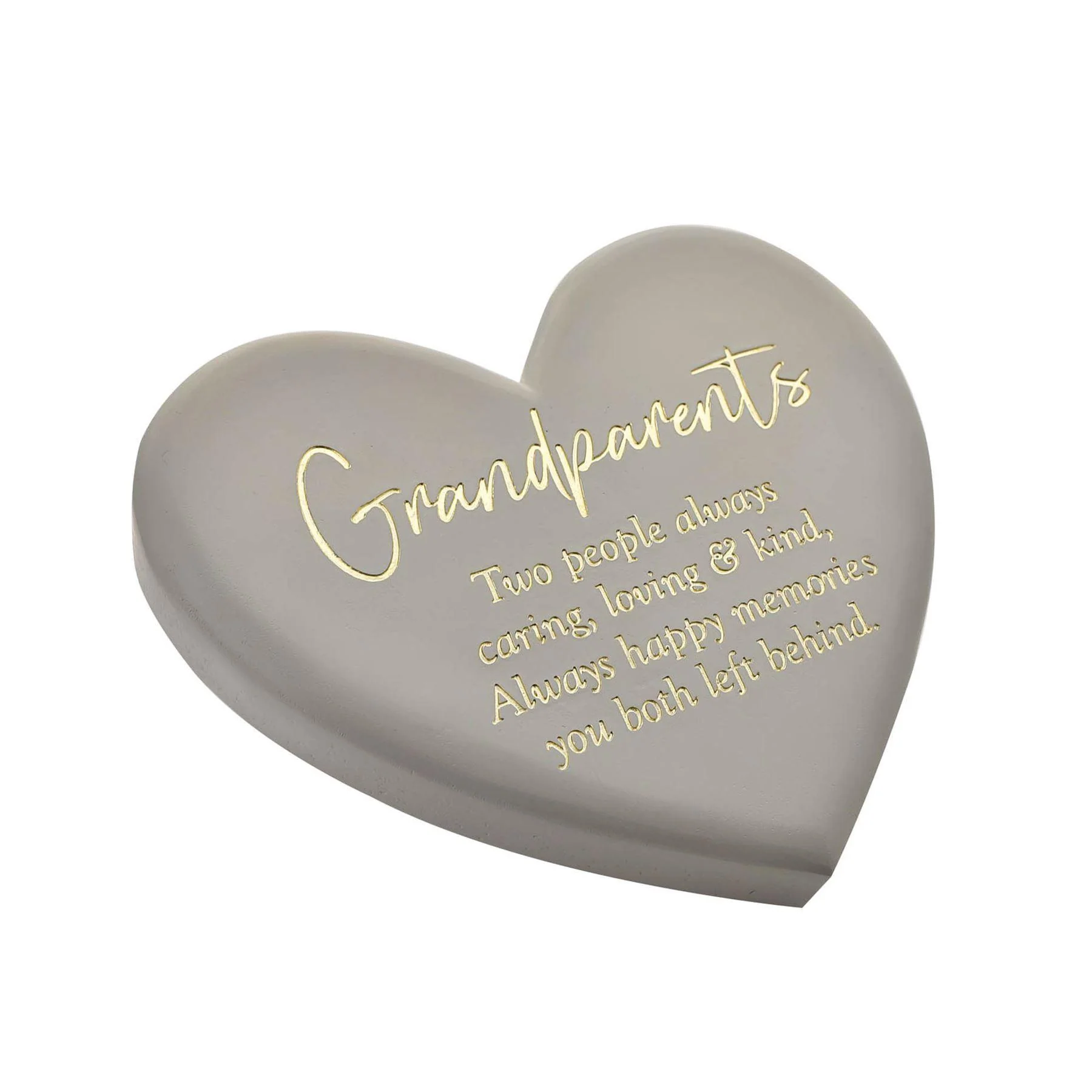 Thoughts of You Memorial Graveside Heart Plaque - Couple