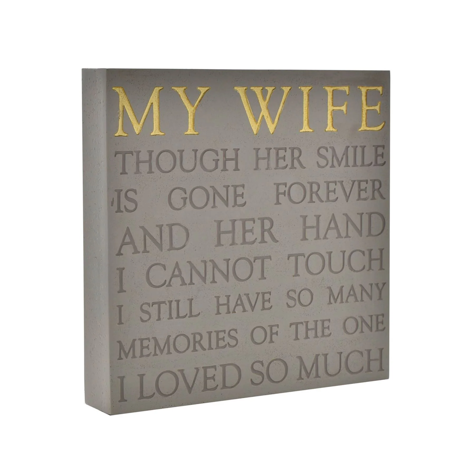 Thoughts of You Memorial Square Plaque - Image 23