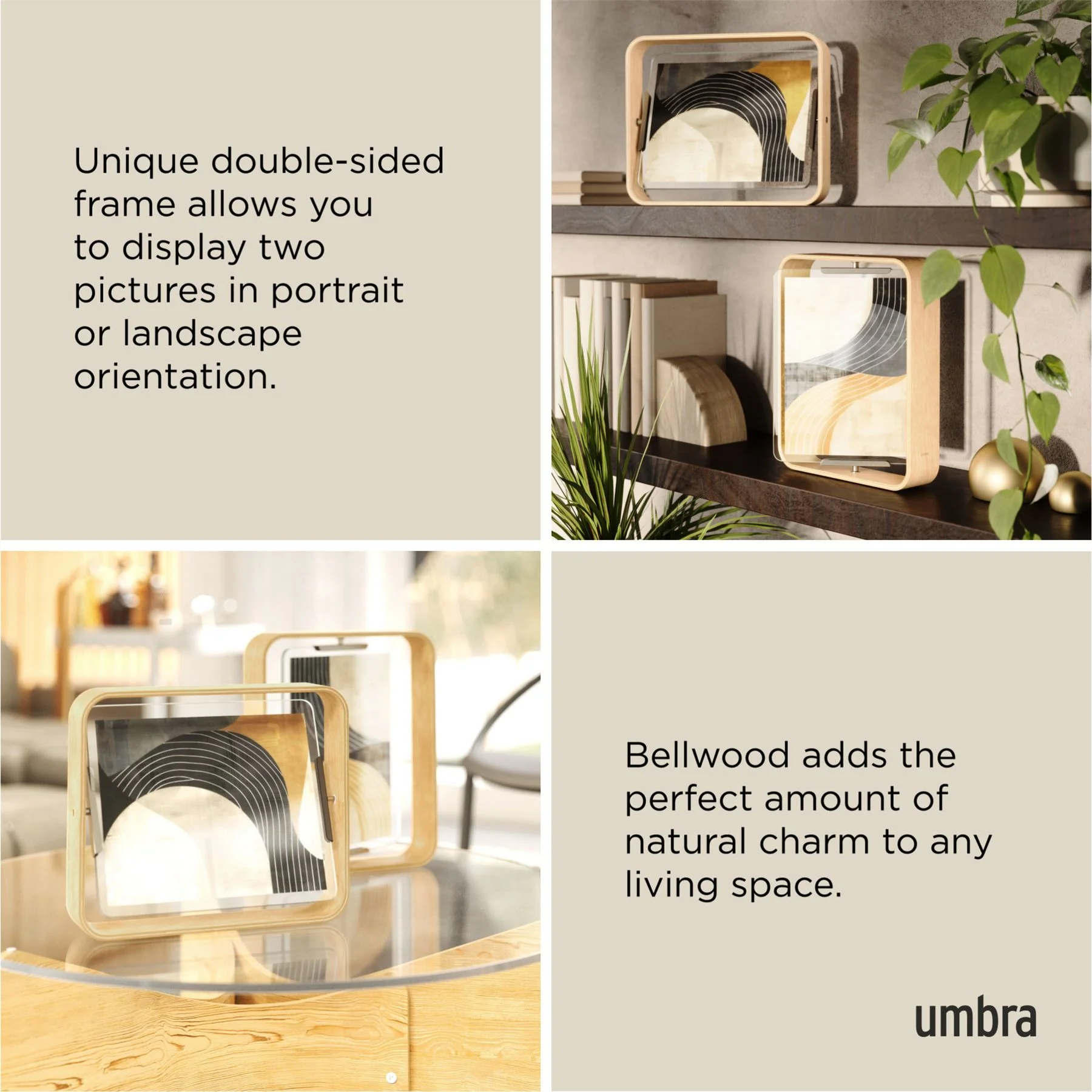 Umbra Bellwood Curved Double Sided Picture Frame - Image 25