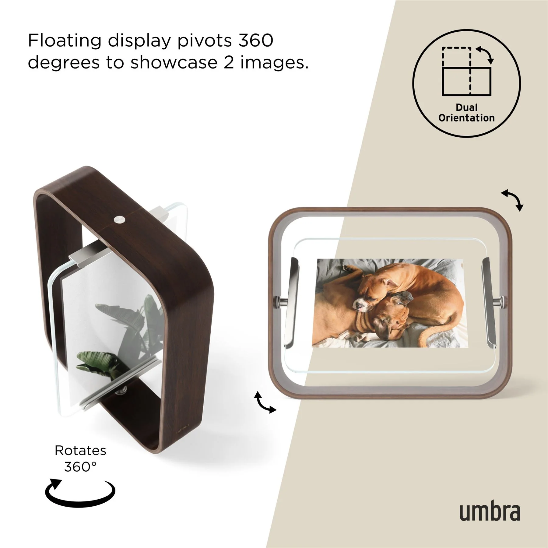 Umbra Bellwood Curved Double Sided Picture Frame - Image 4