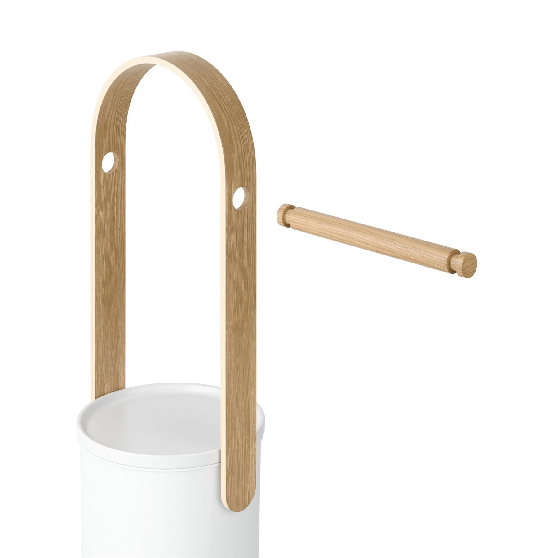 Umbra Bellwood Freestanding Toilet Paper Holder & Reserve - Image 6