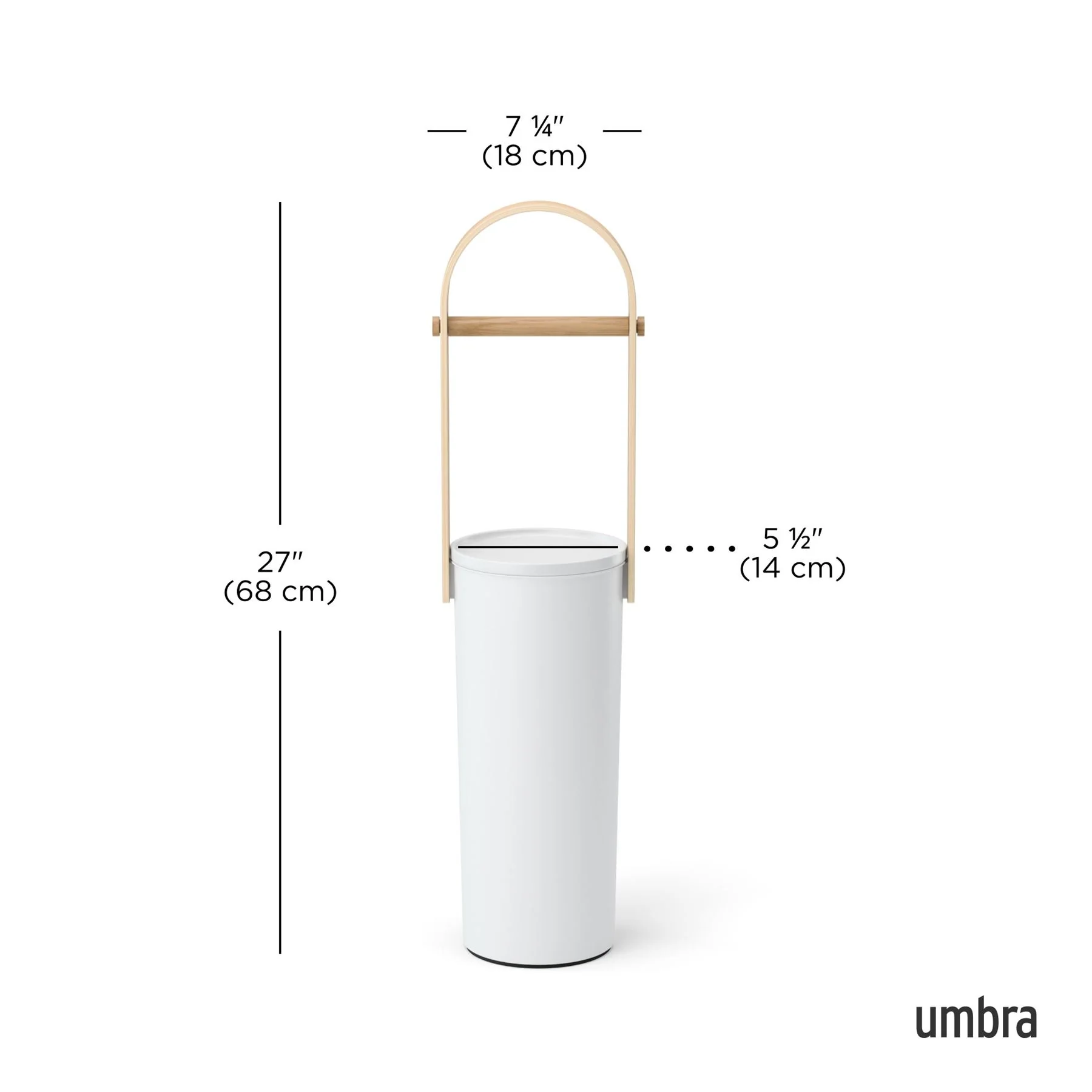 Umbra Bellwood Freestanding Toilet Paper Holder & Reserve - Image 8