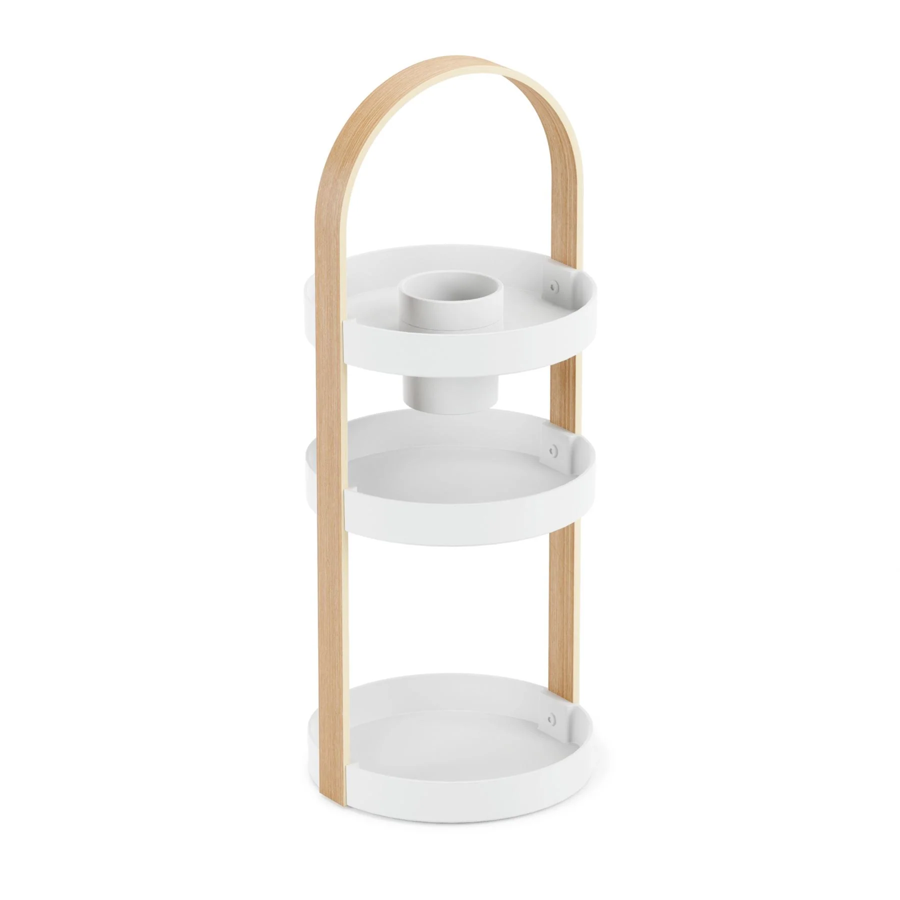 Umbra Bellwood Organizer in White & Natural - Image 7
