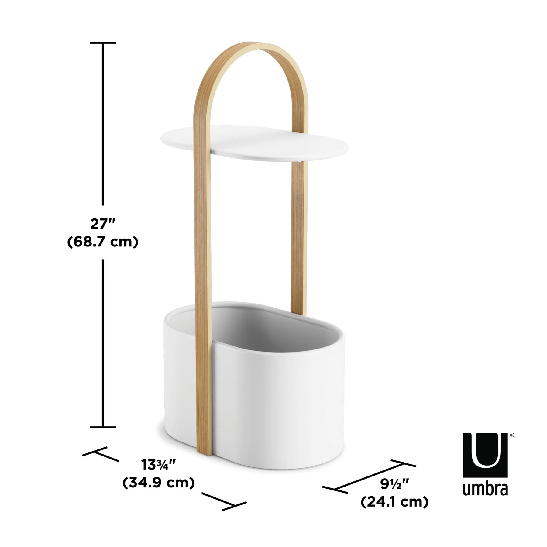 Umbra Bellwood Side Table with Storage - Image 16